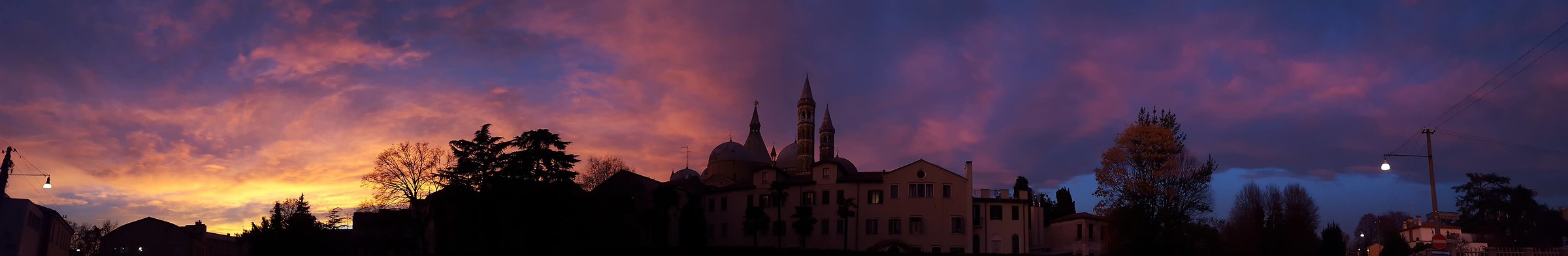 tramonto a Santa Giustina