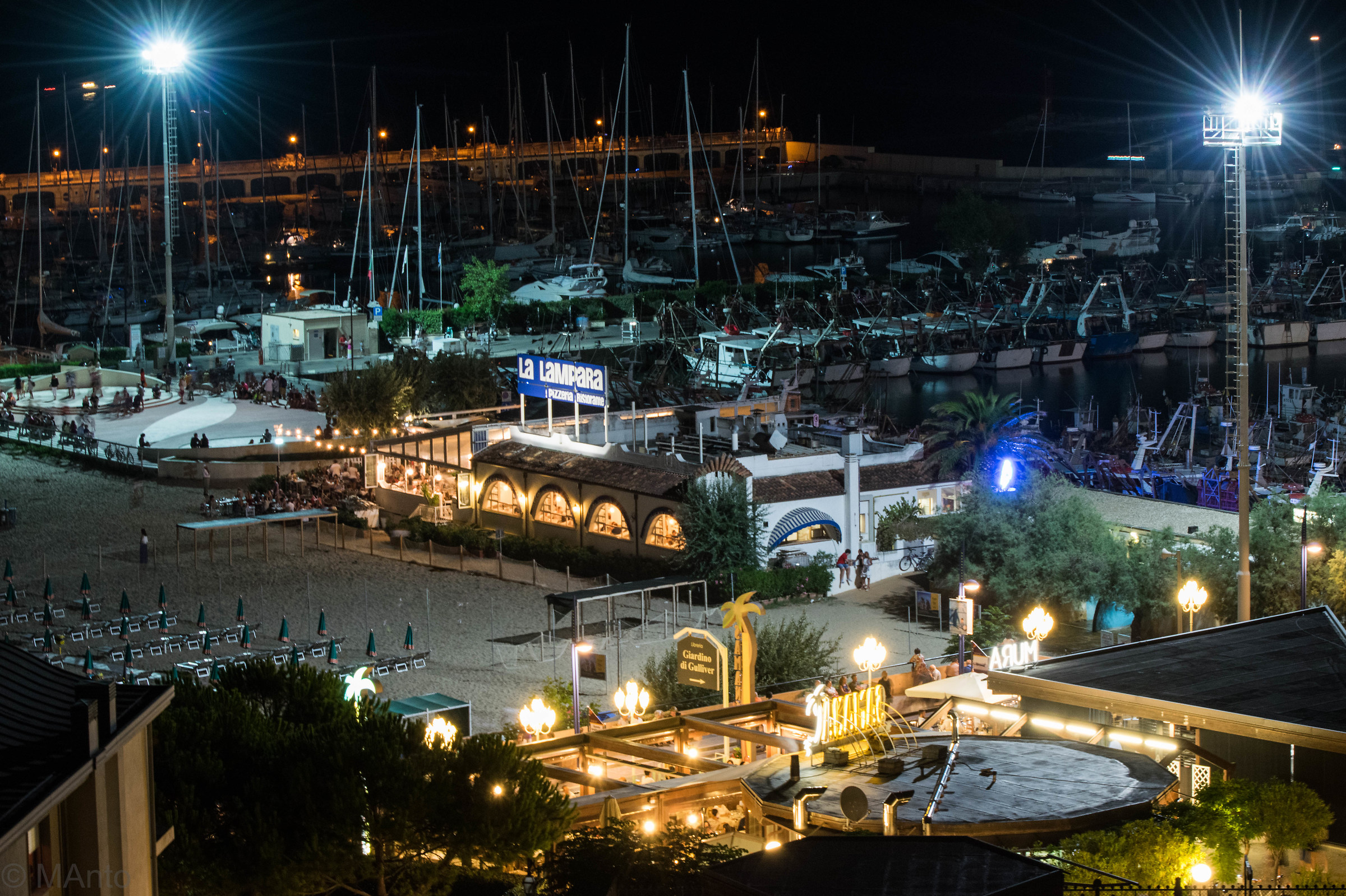 Cattolica - Il porto dall'alto