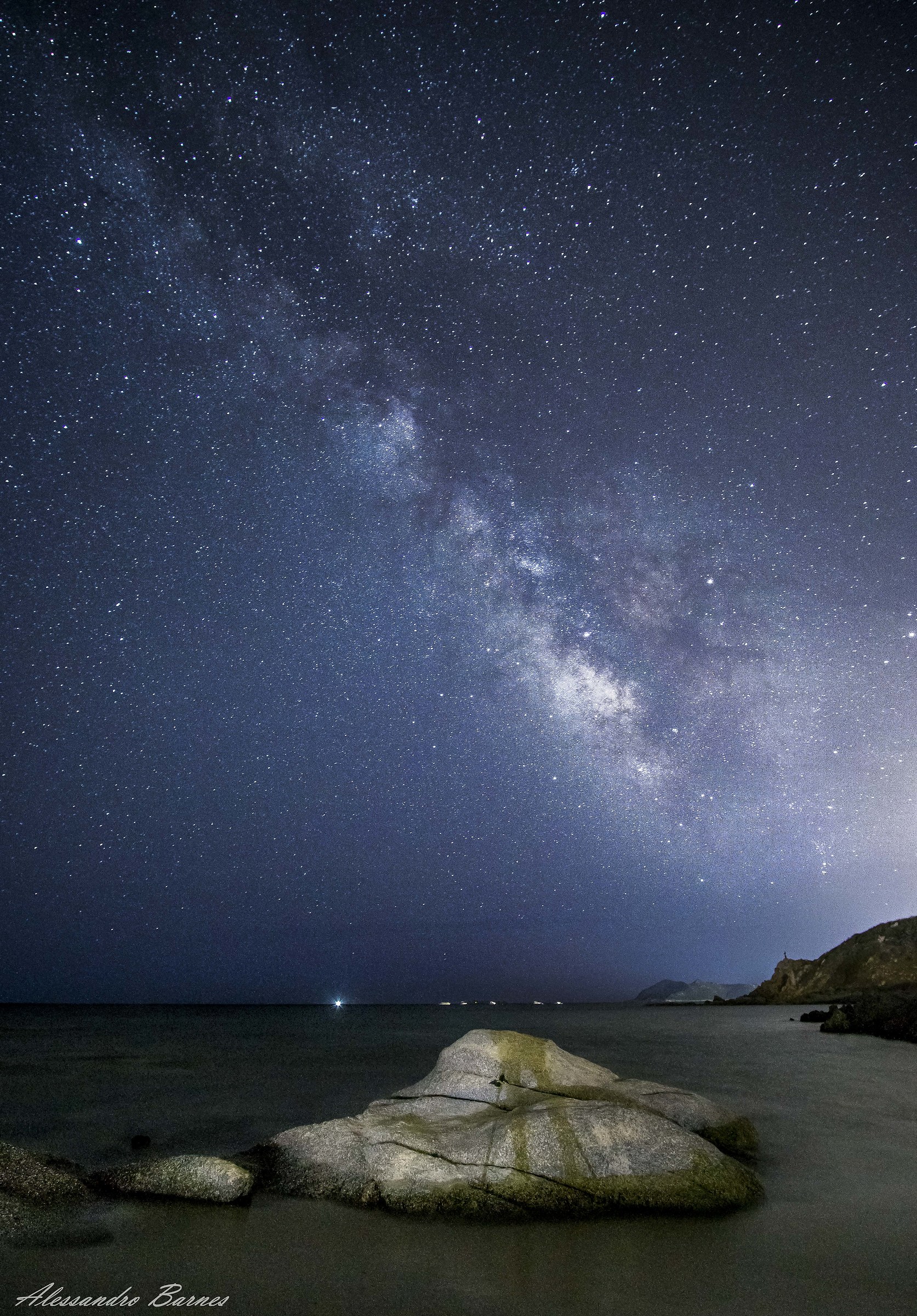 Milky Way from Costarei Sardinia