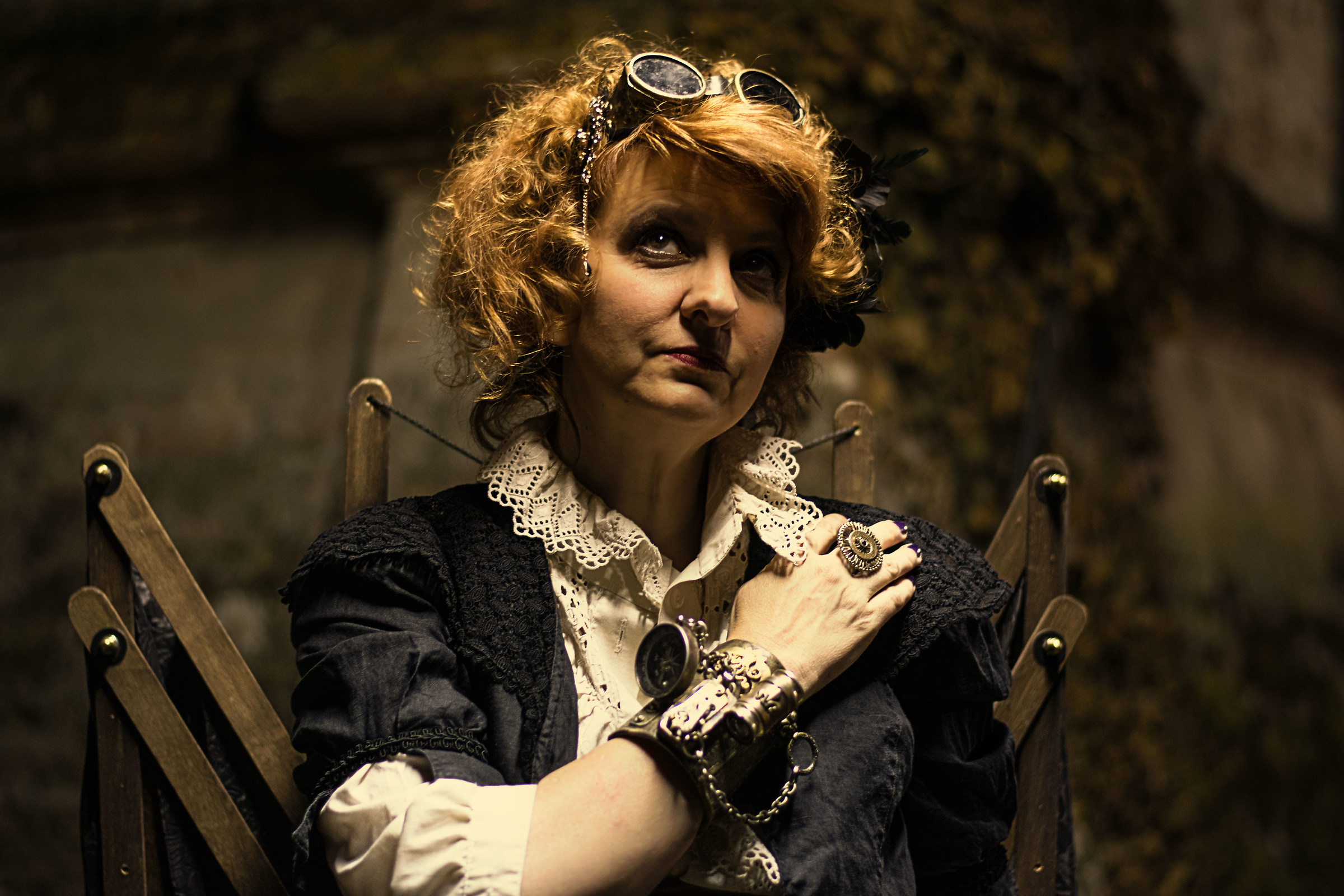Steampunk lady at Saguedo Cosplay
