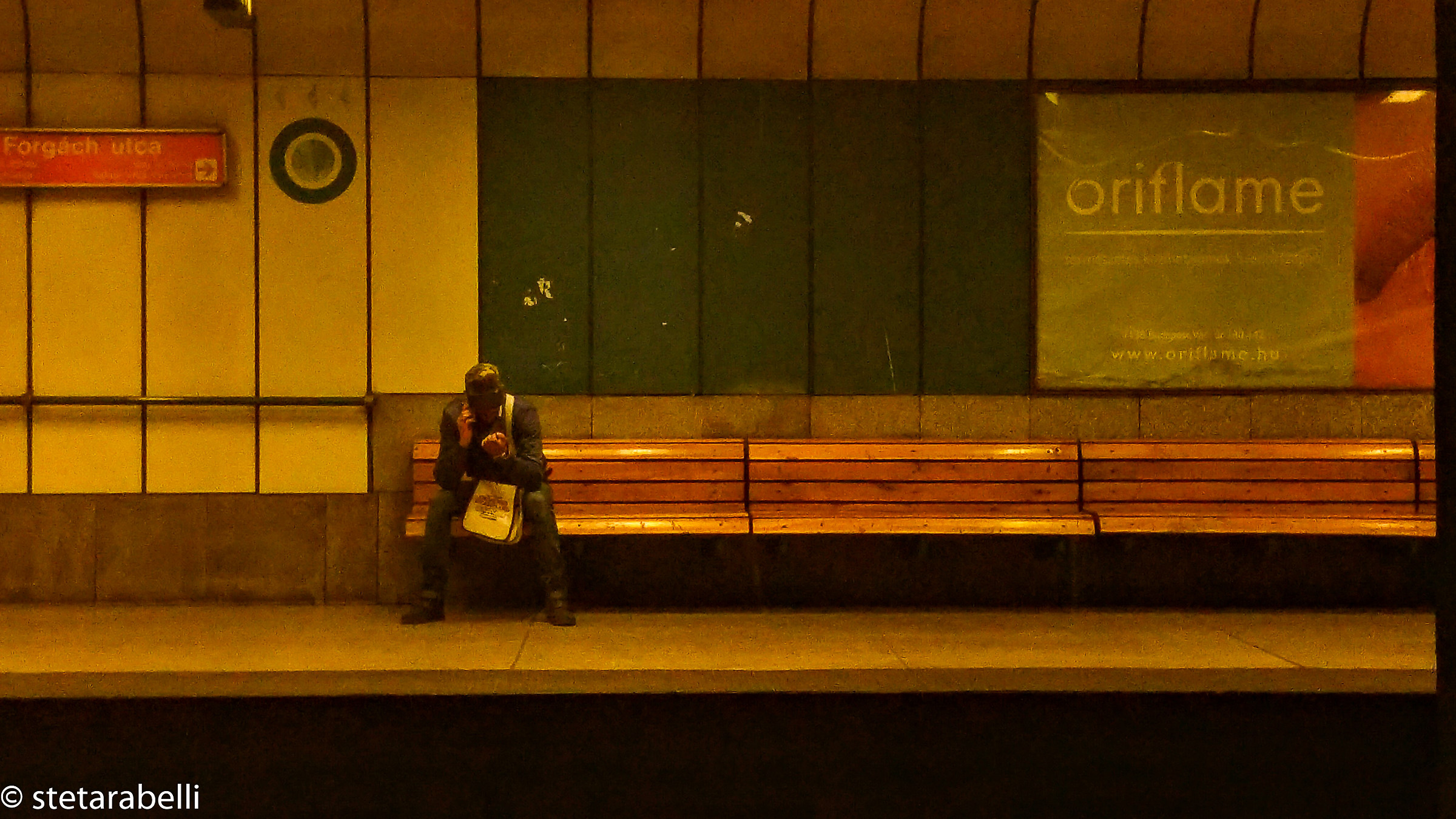 Waiting for the last metro