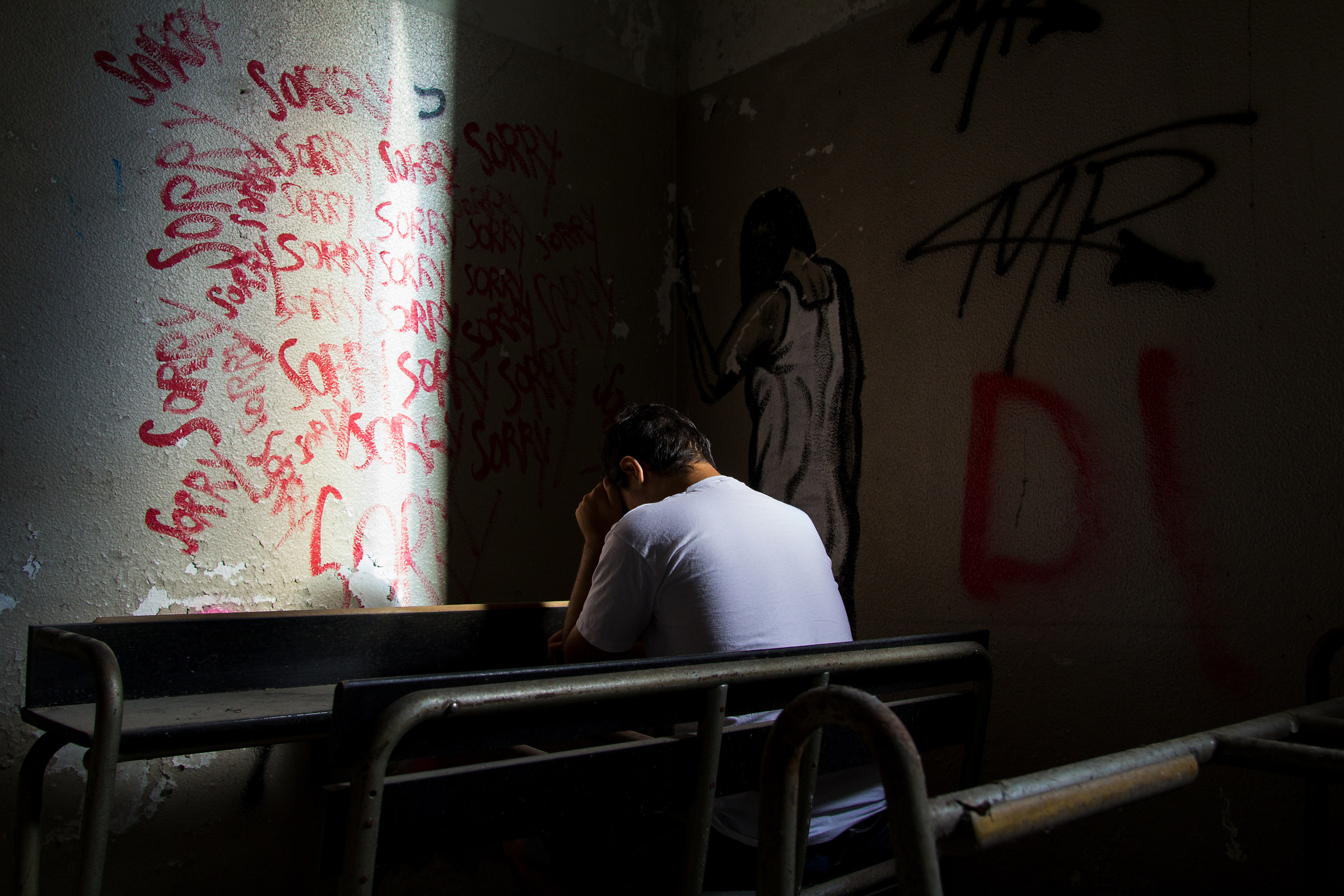 Violence, fear, obsession. It's just a wall.