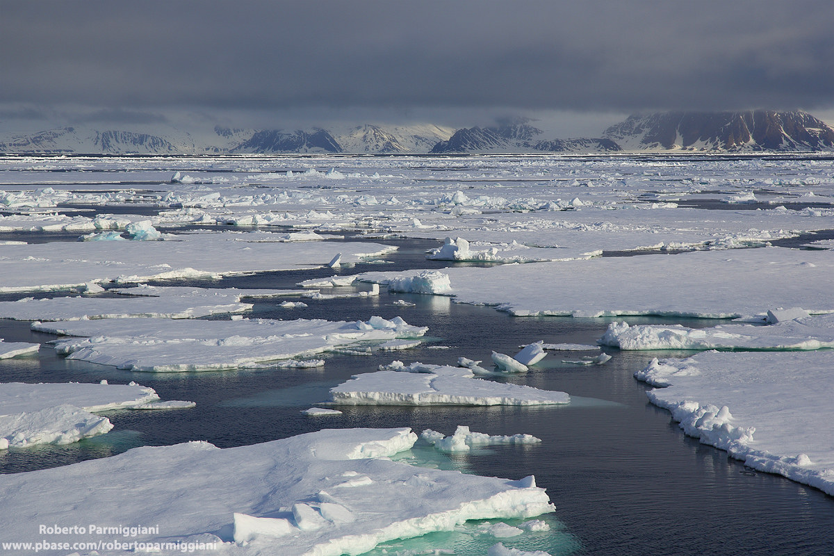 I pass through the ice