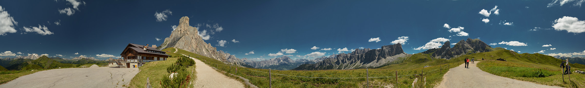 Overview of Passo Giau