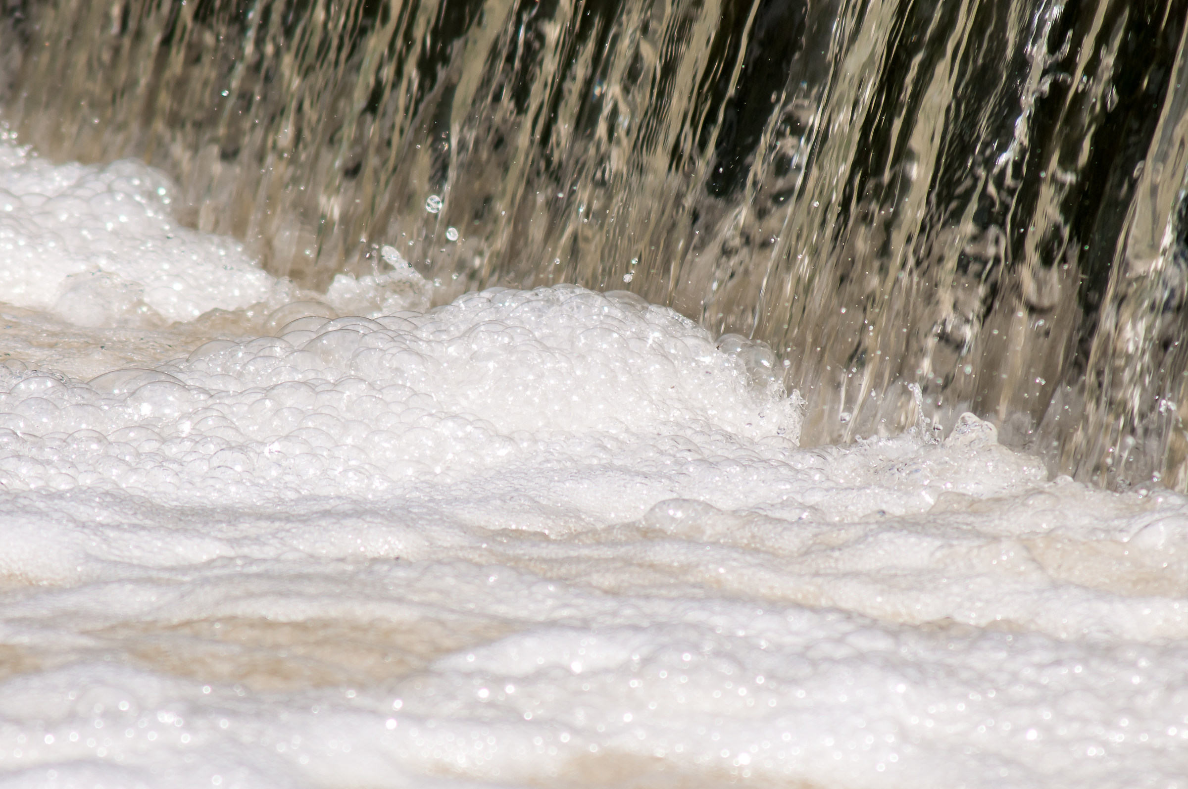 The white foam of the Orion