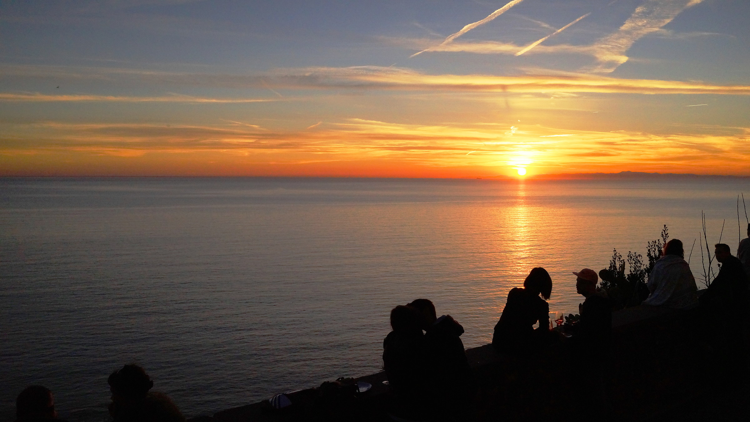 waiting for the sunset