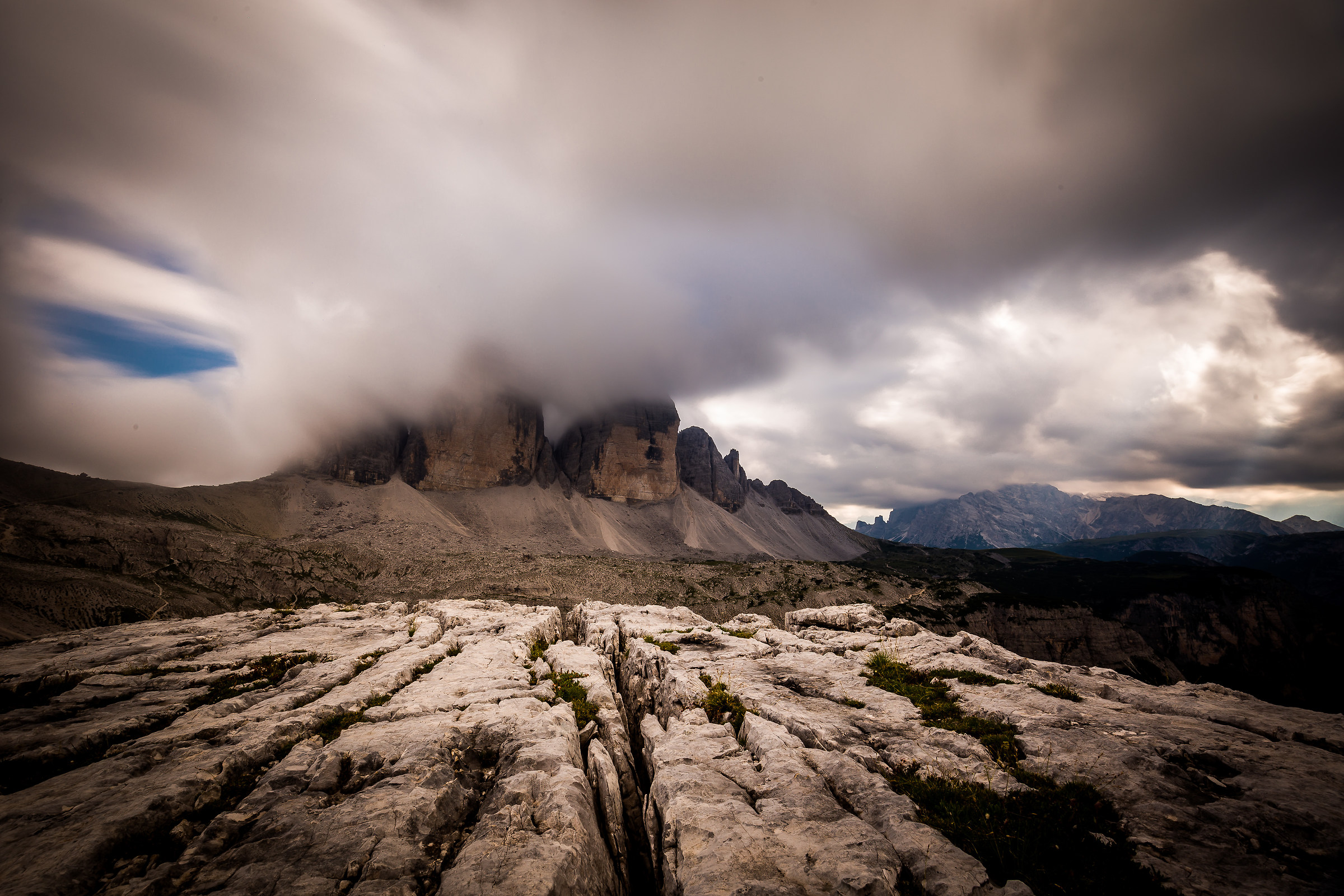 Nuvole sulle Tre Cime