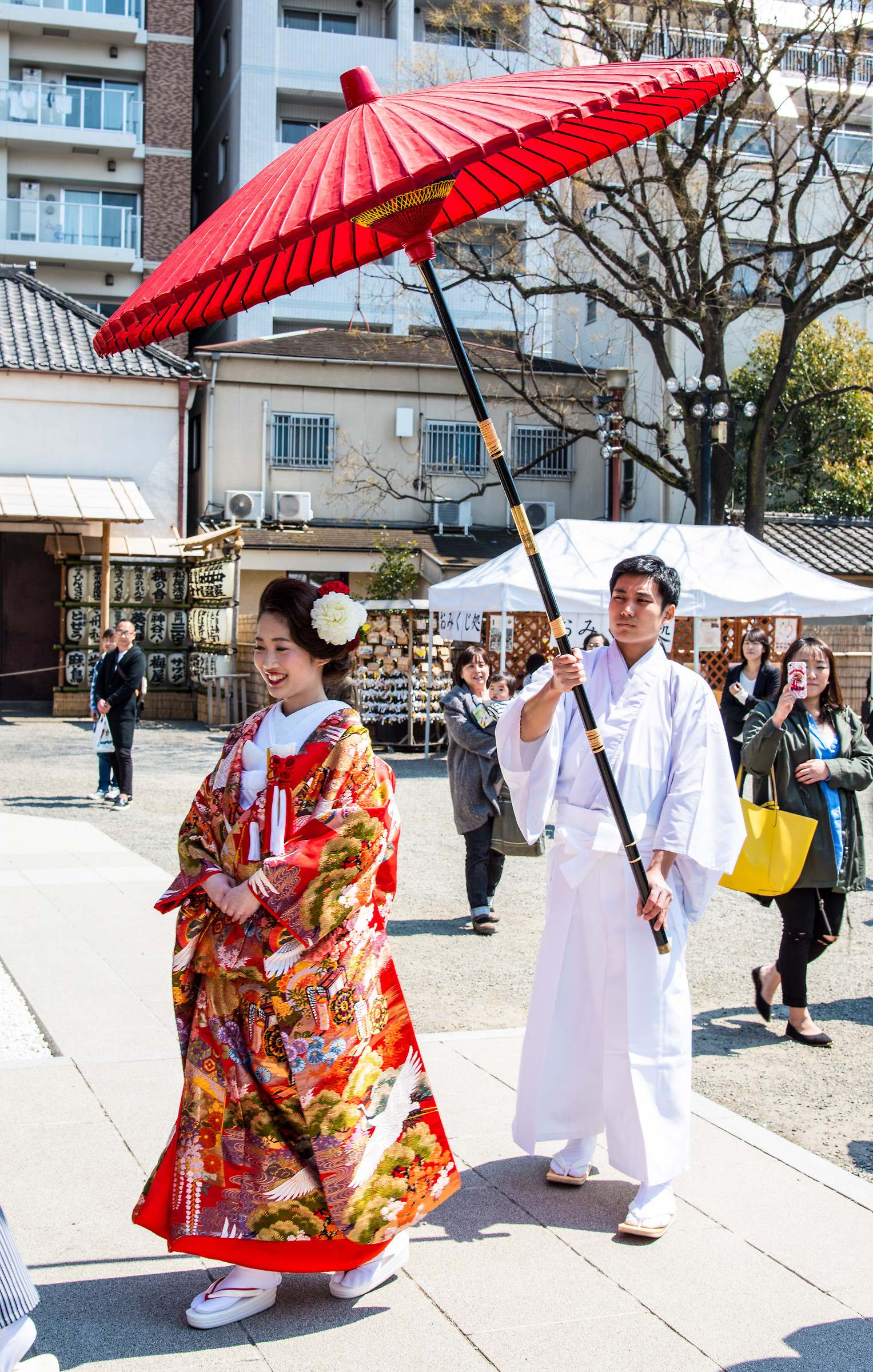 Japan 2017-Asakusa, Sanctuary Sanja Sama, Marriage