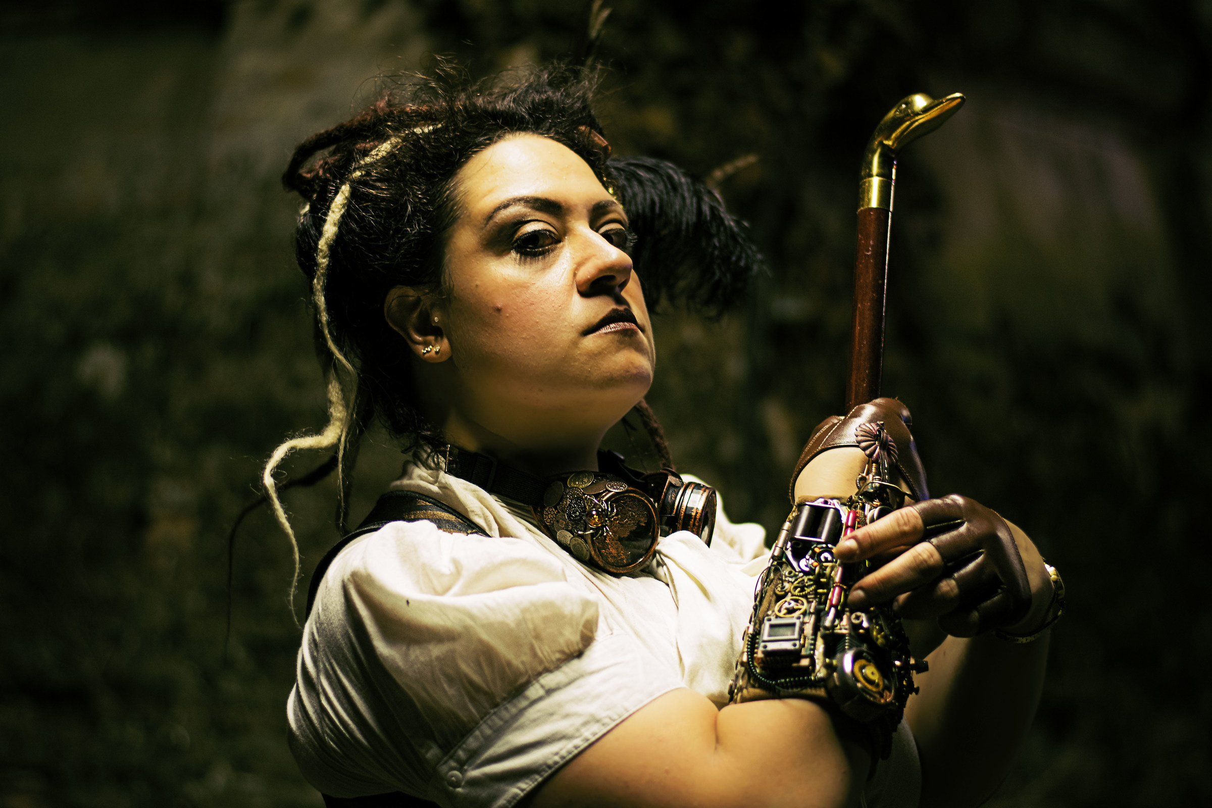 Steampunk lady at Saguedo Cosplay 4