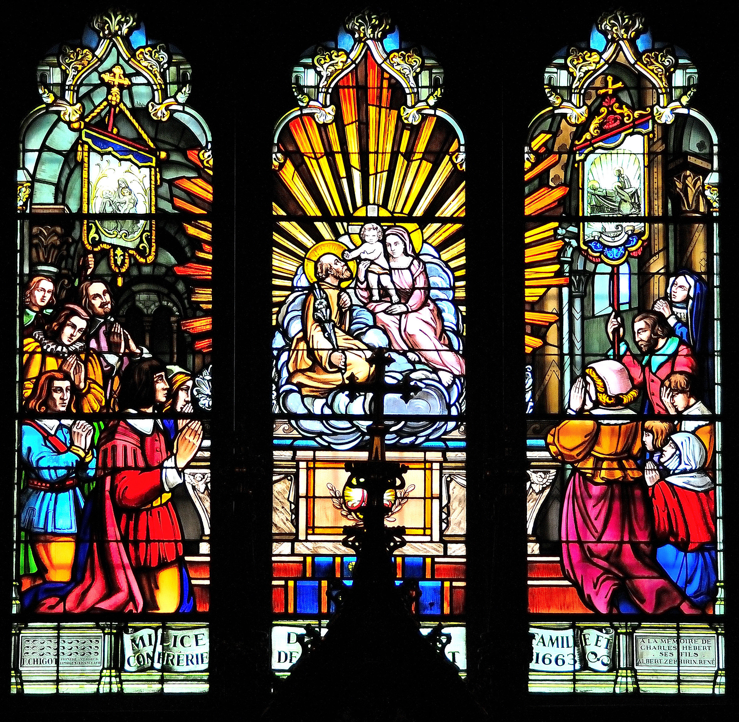 Montreal Cathedral Stained Glass - Canada