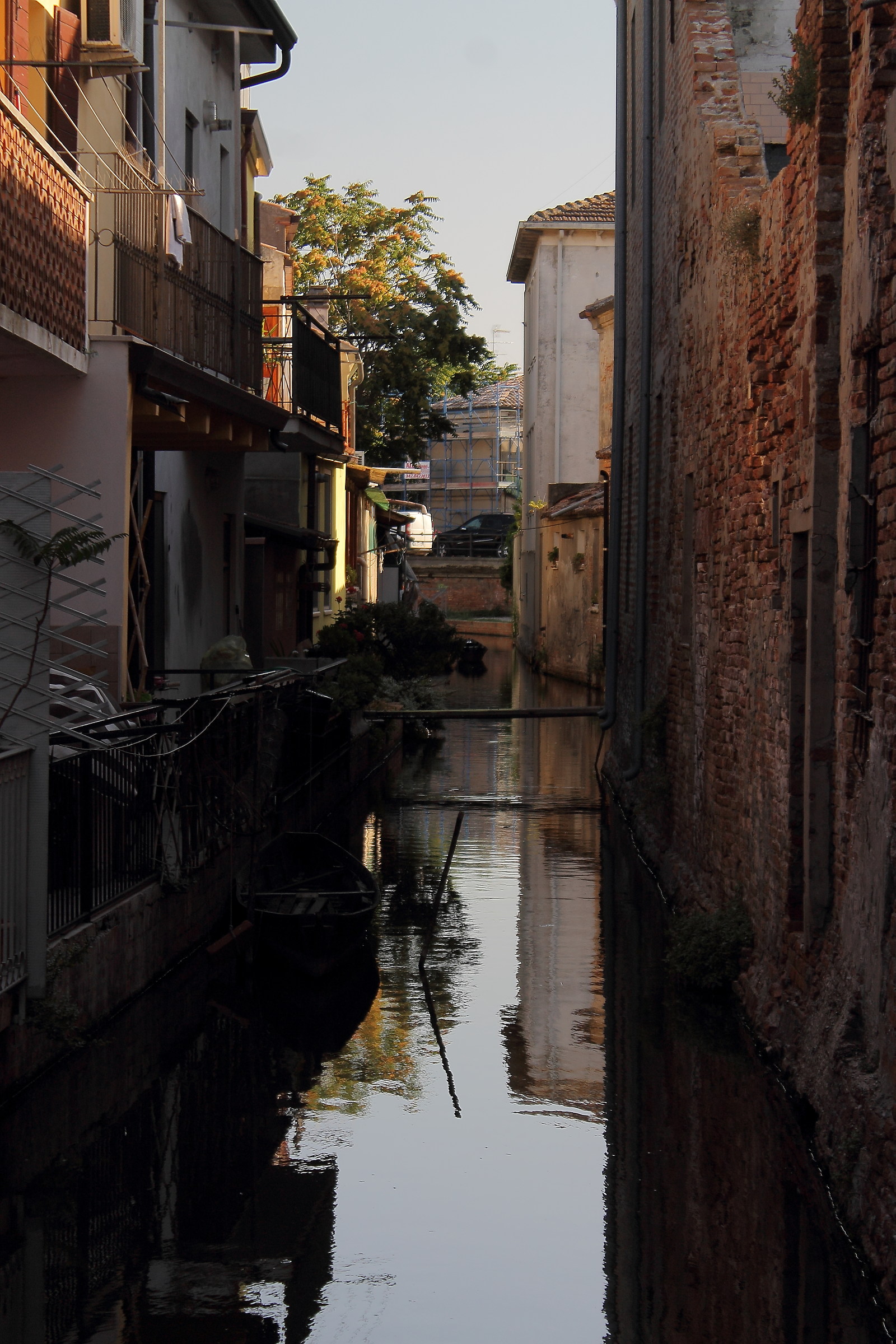 Reflected in the channels