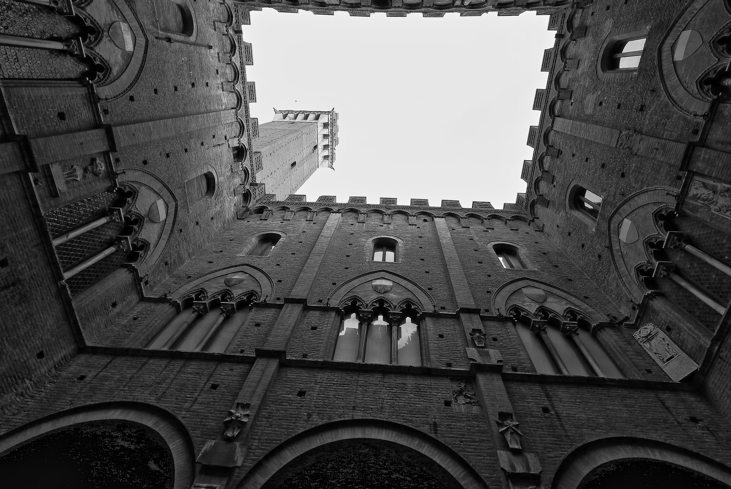 nella "pancia" del Mangia