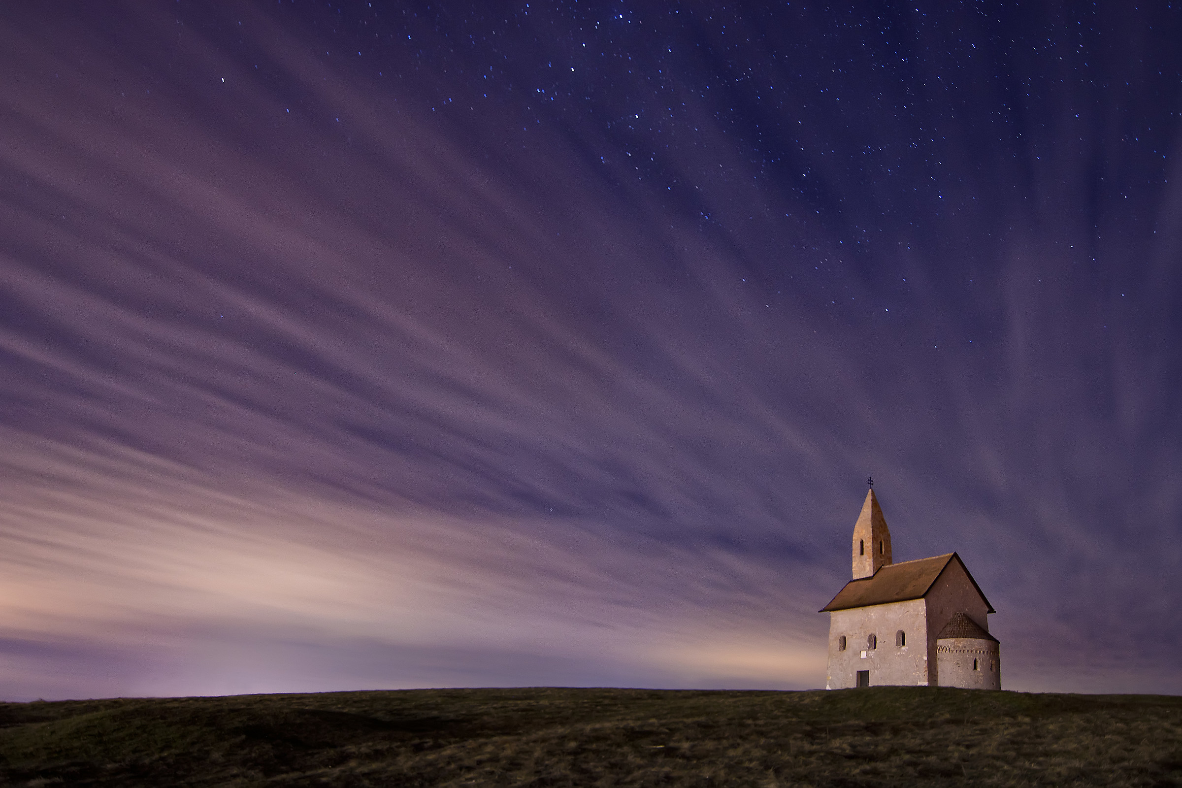 Old Church in night