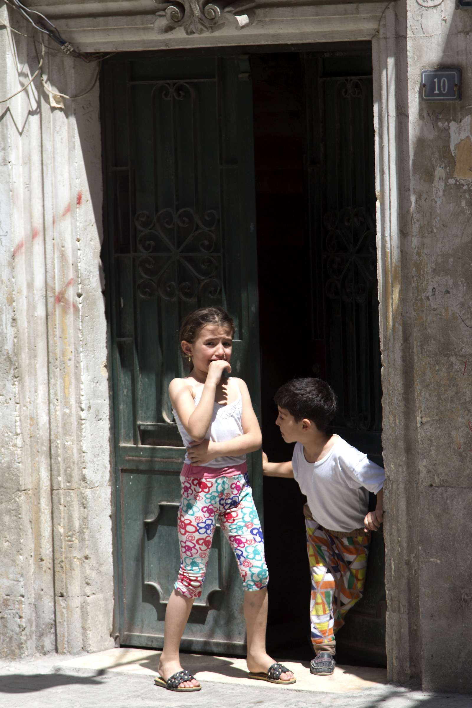Bambini ad Aleppo