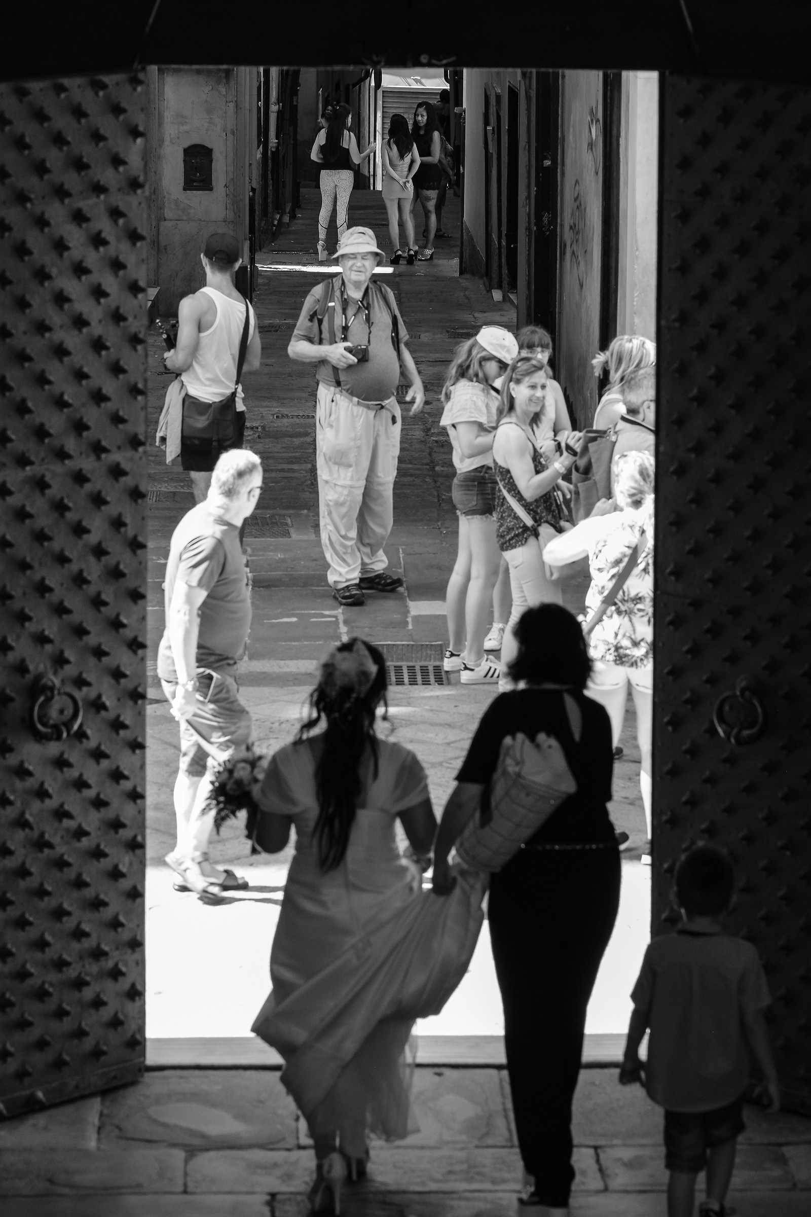 The bride and the  s.