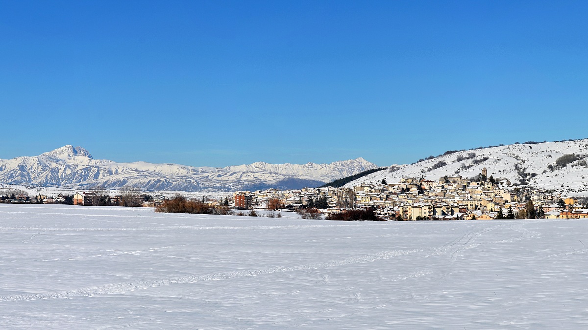 Rocca di Mezzo e il Gran Sasso d'Italia
