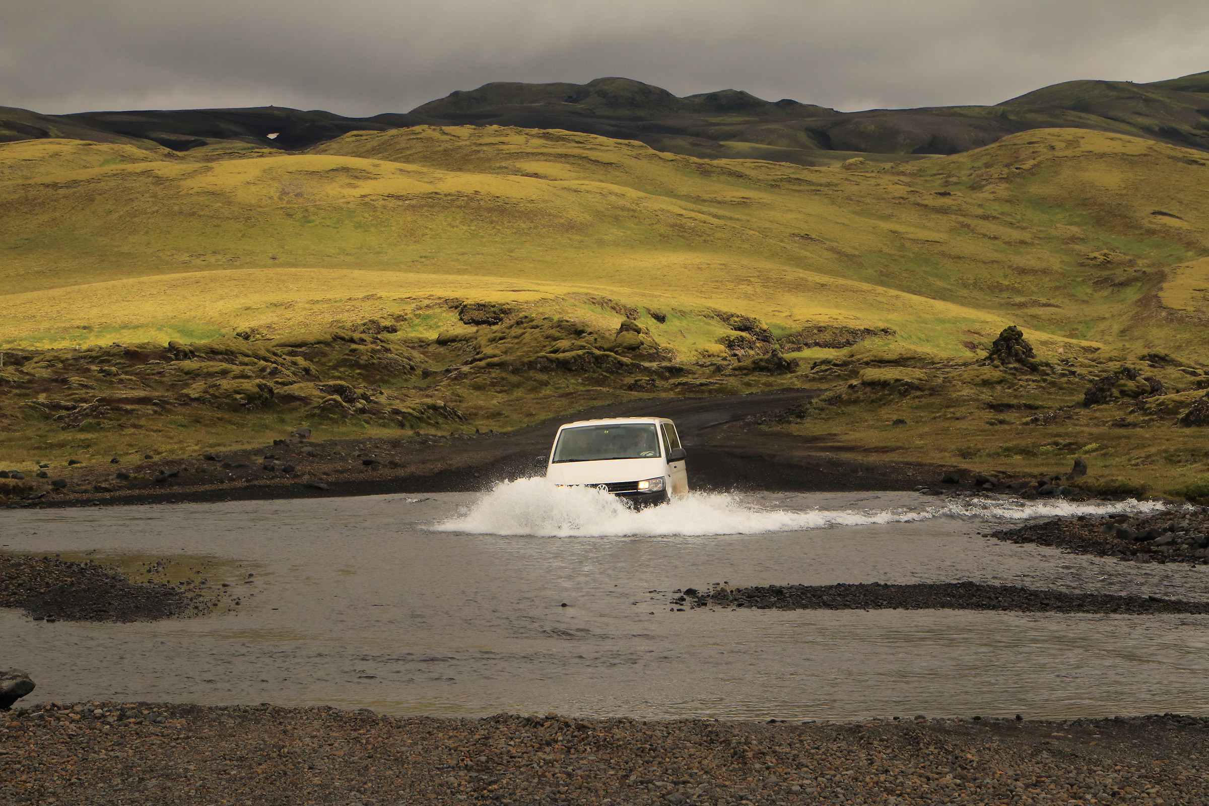 I turn to Landmannalaugar