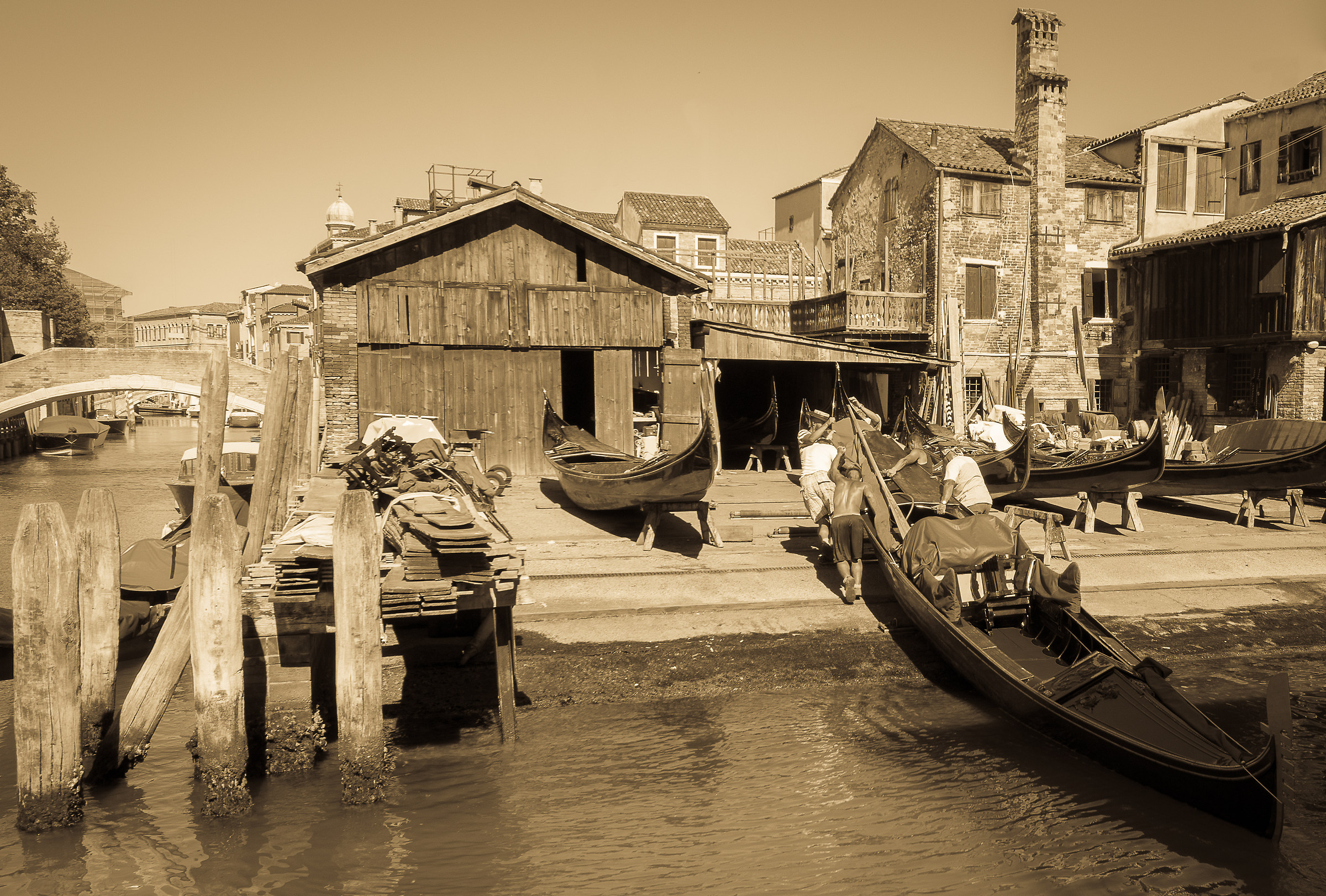 Venice, Squero San Trovaso