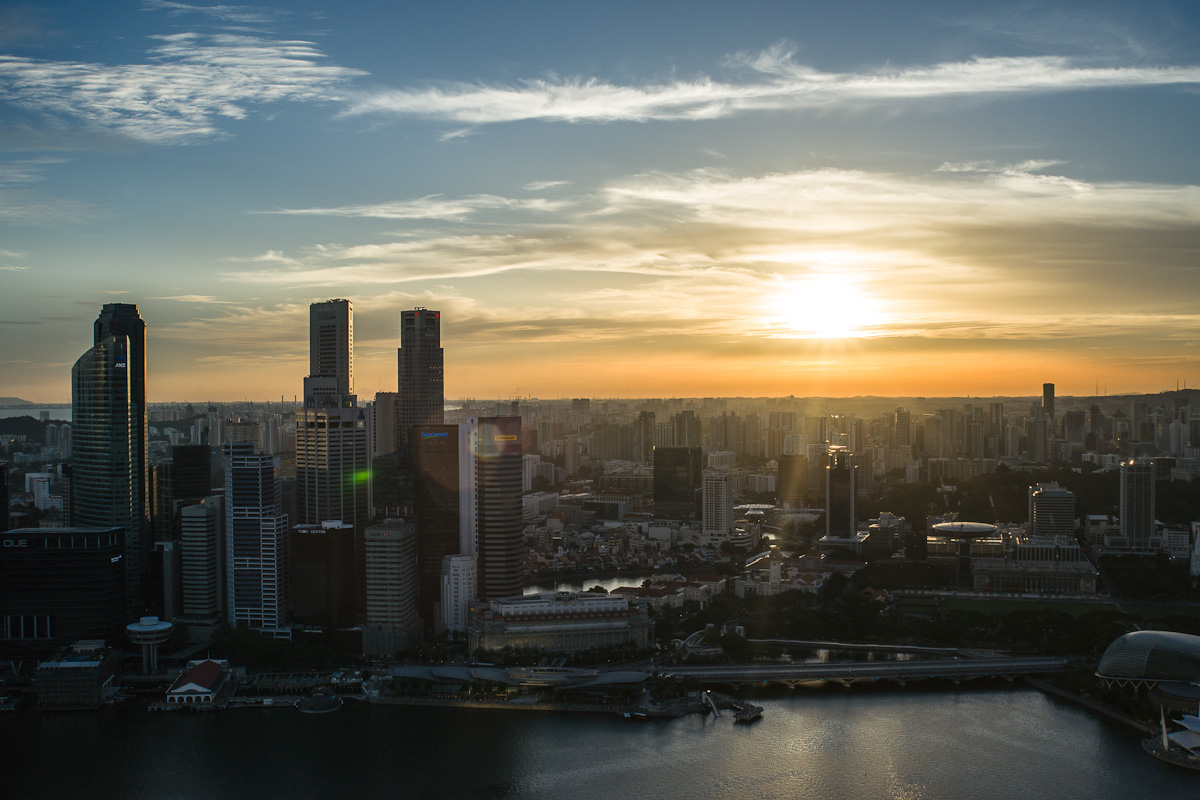 Singapore sunset