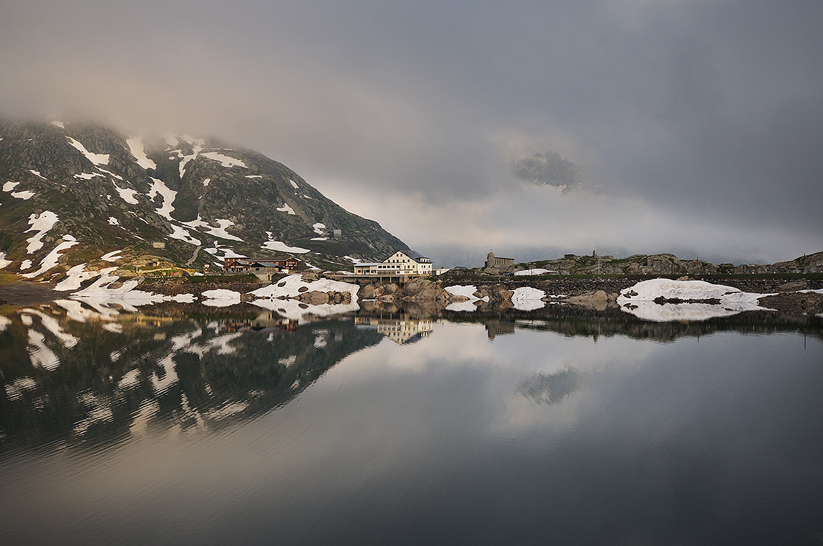 Grimsel Pass tra le nuvole