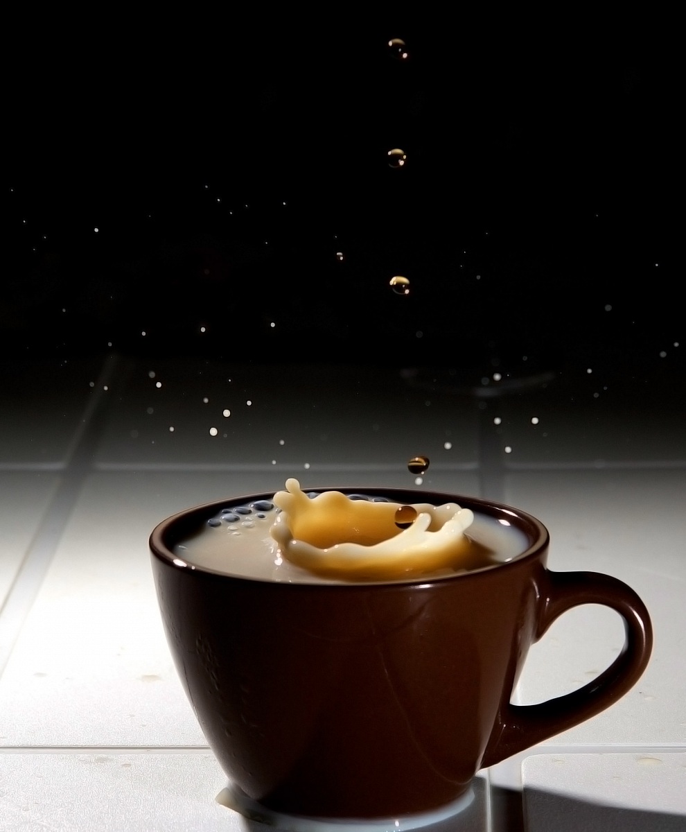 Milk and coffee