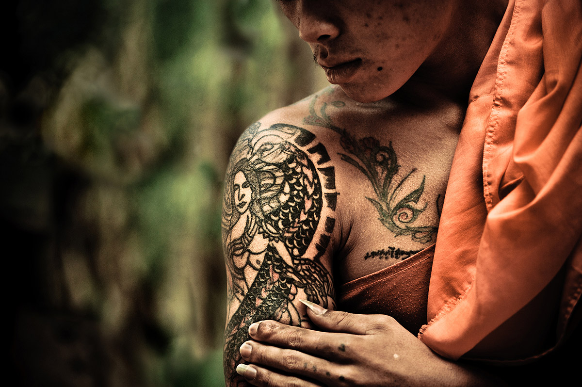 Naga and Buddha, Cambodia