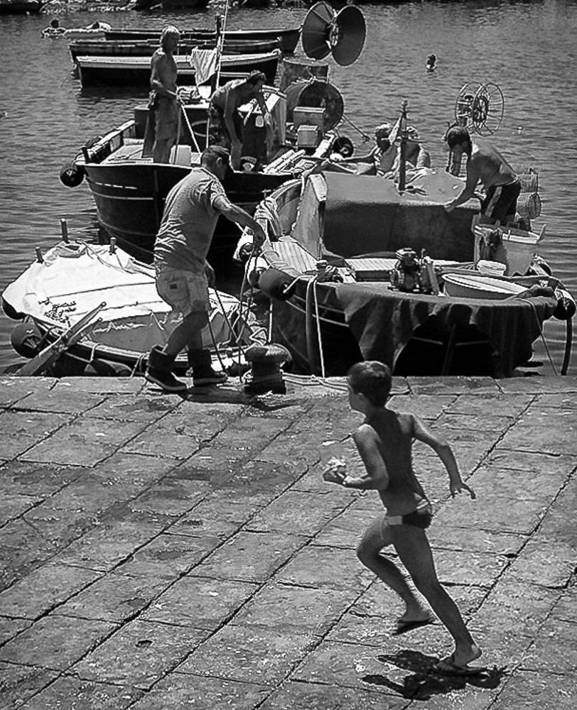 di corsa . . . al lavoro