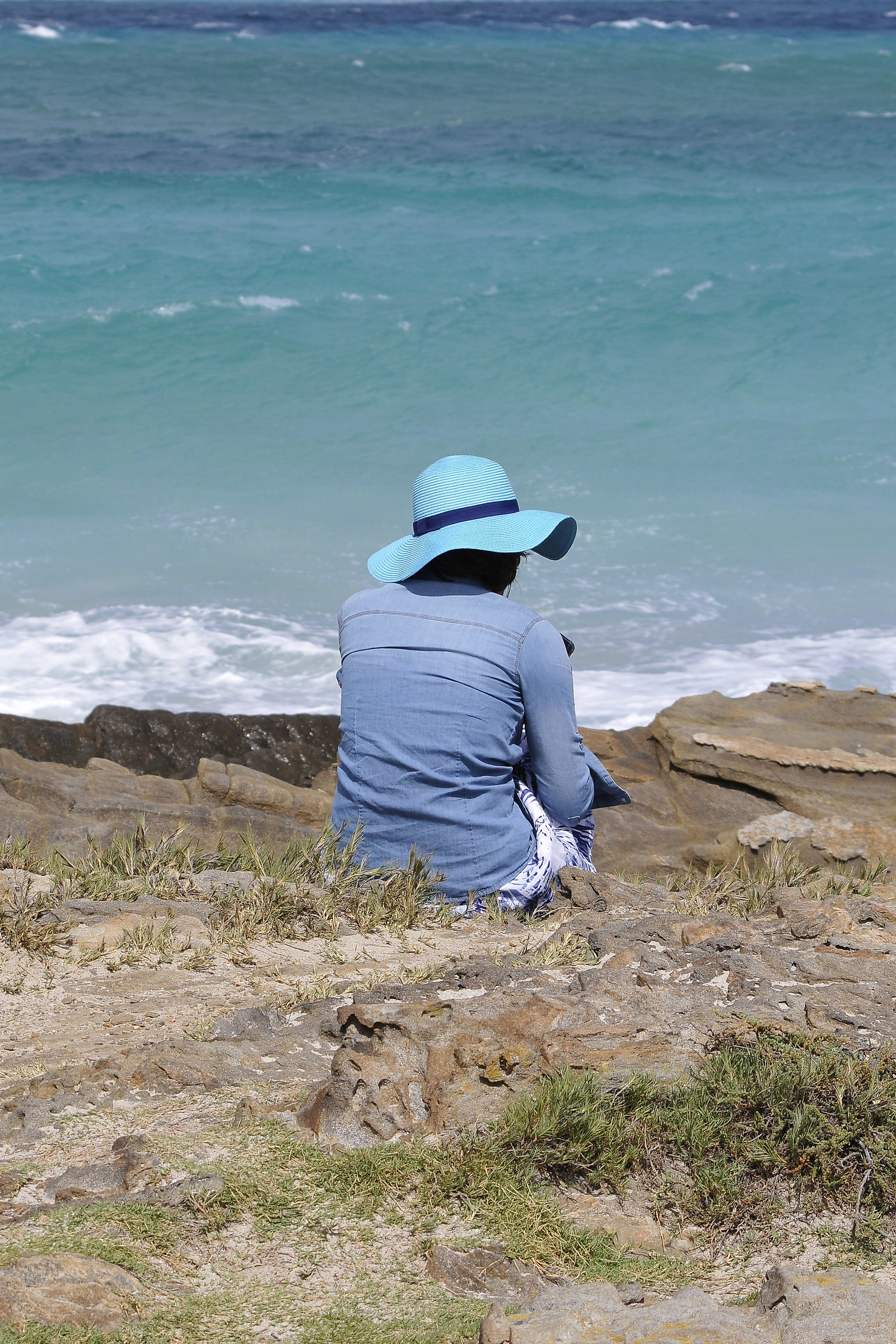 Ladonna with a sea-cap