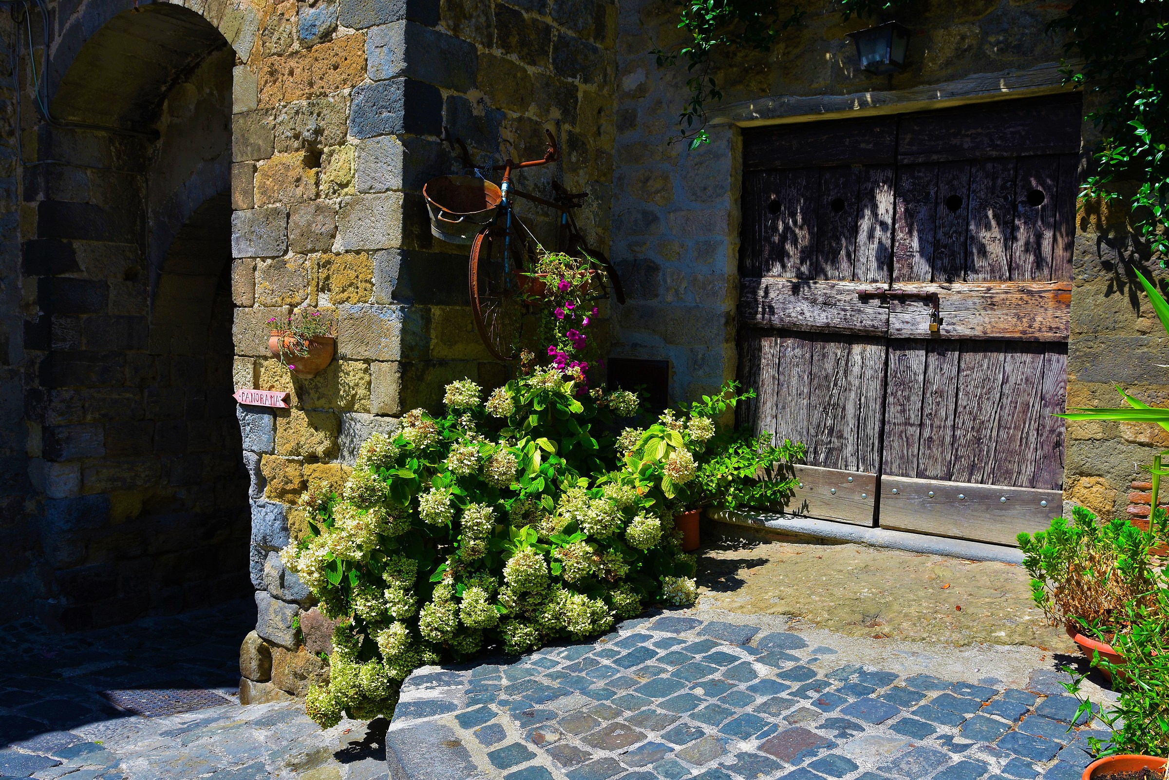 Below Bolsena Castle