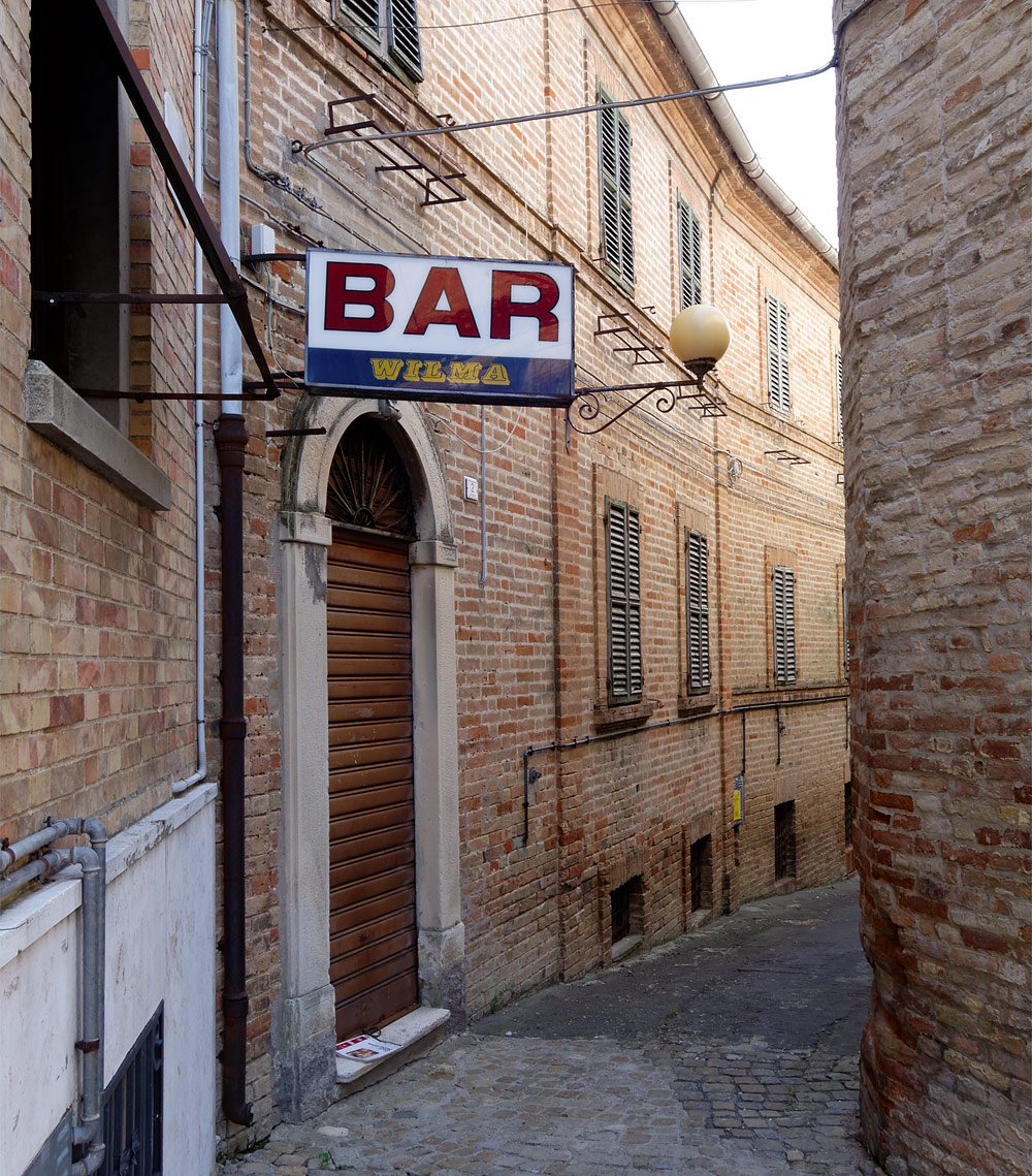 The old bar of Alvaro - Campofilone (Fermo)