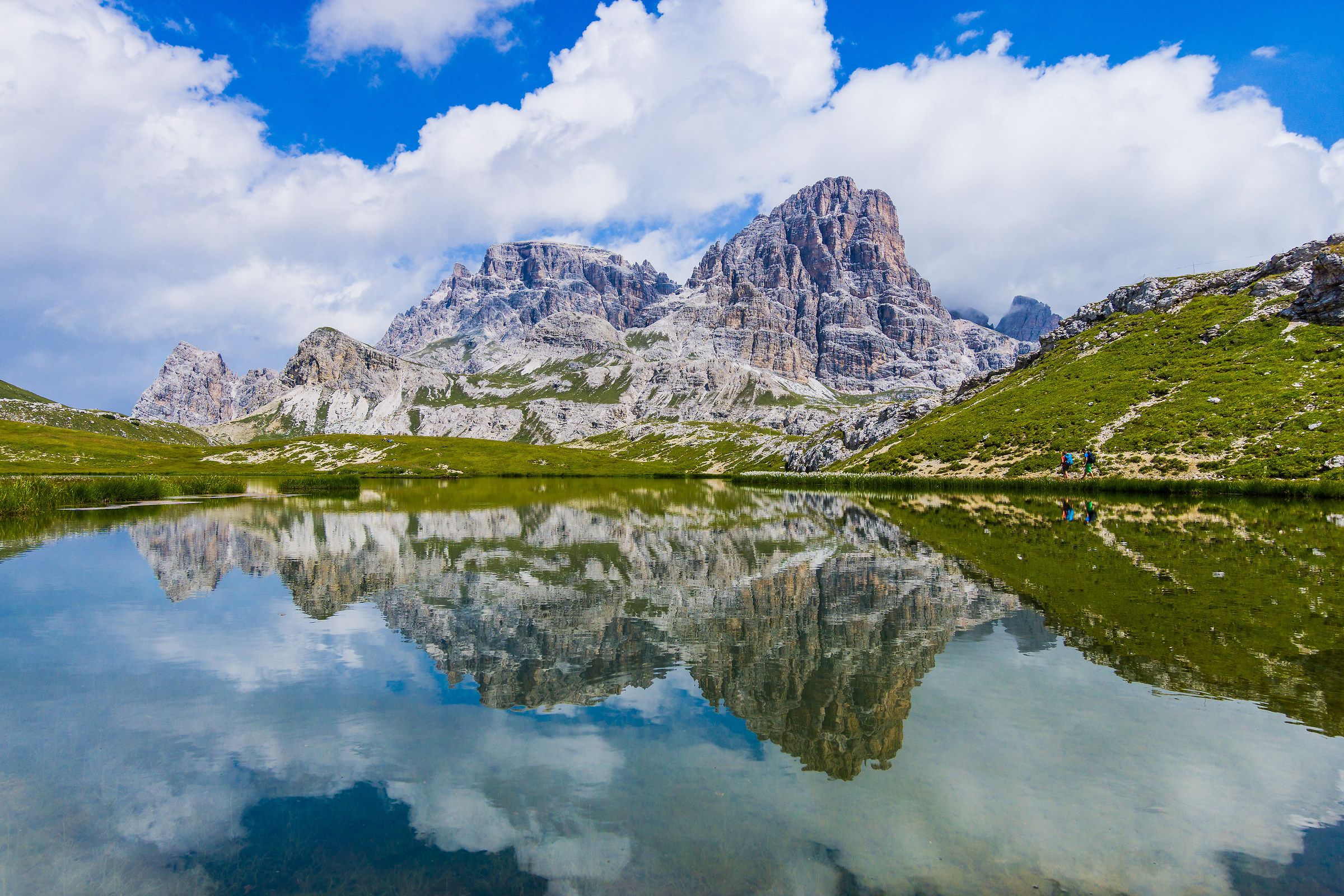 Reflections on the three peaks ponds