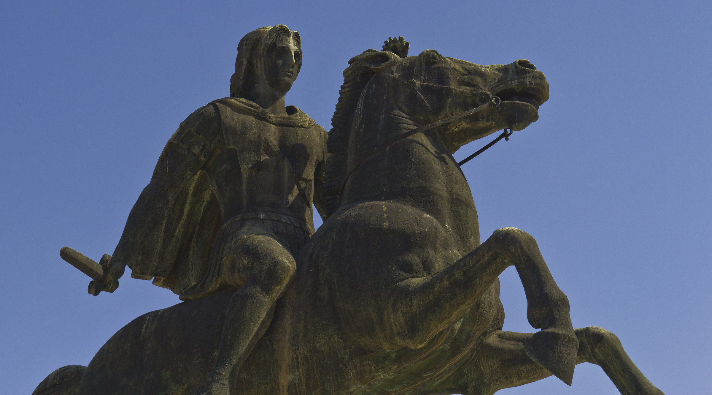 Salonicco, statua Alessandro Magno