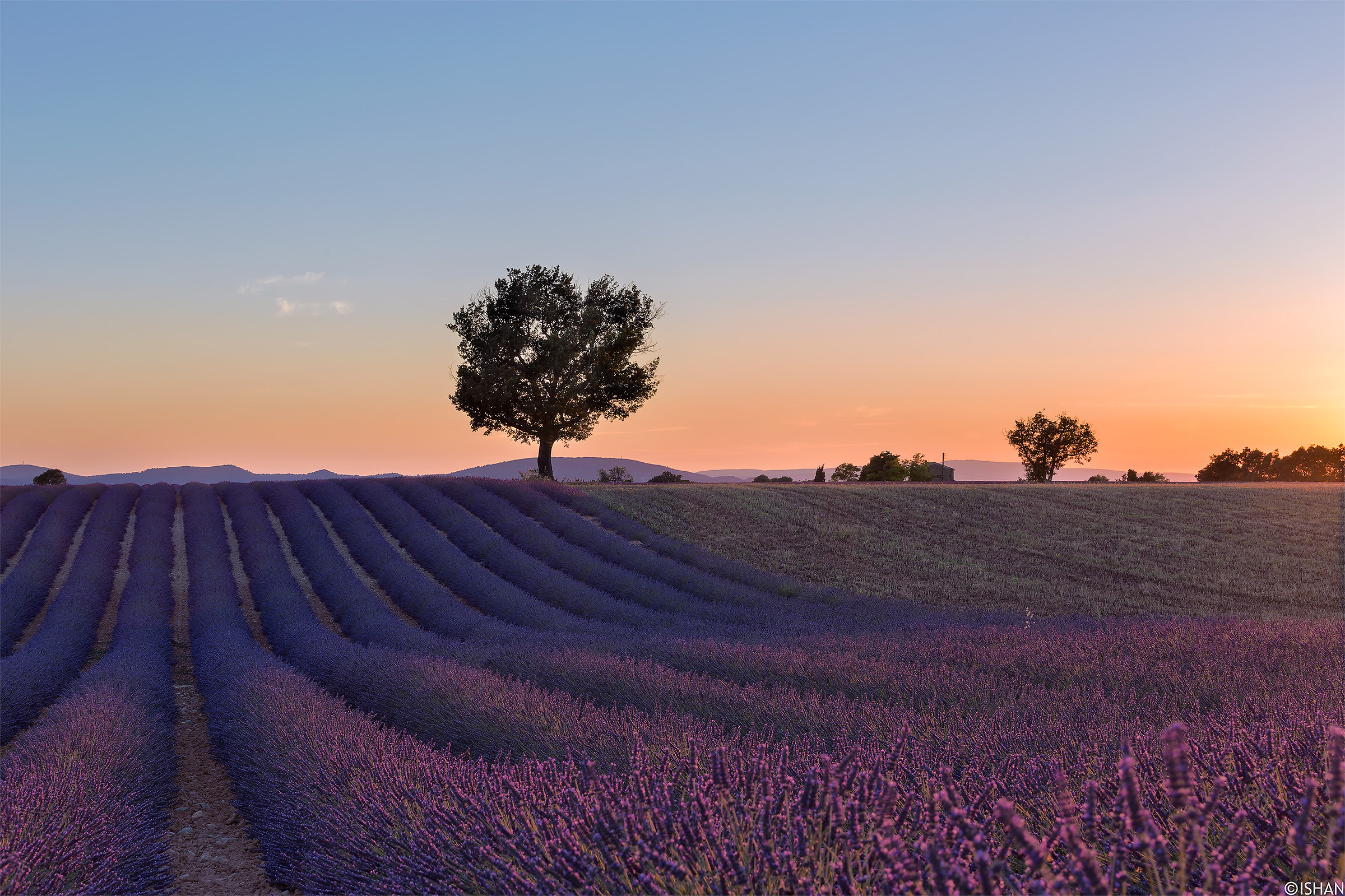 The last rays of the sun