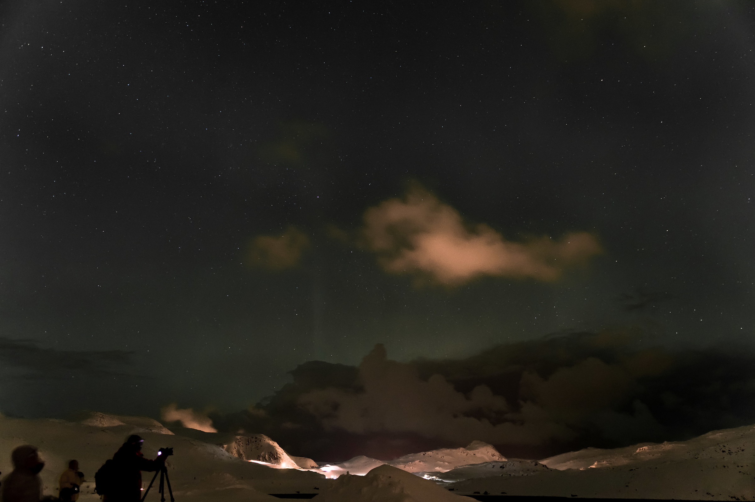 Waiting for the aurora boeale