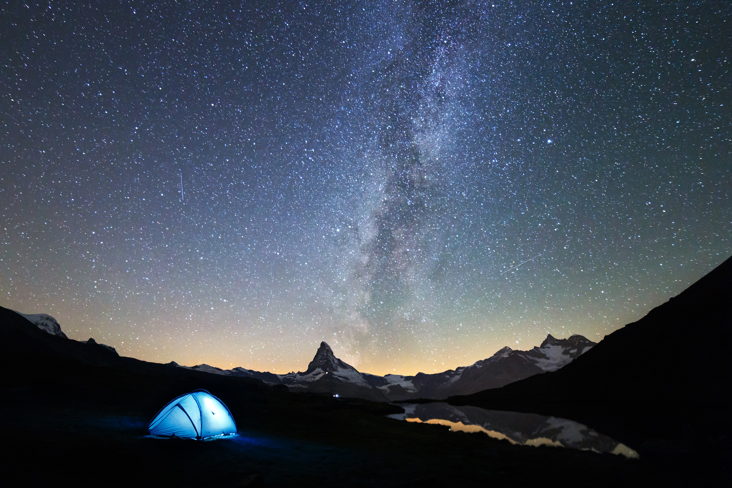 Darkness becomes light, silence becomes peace