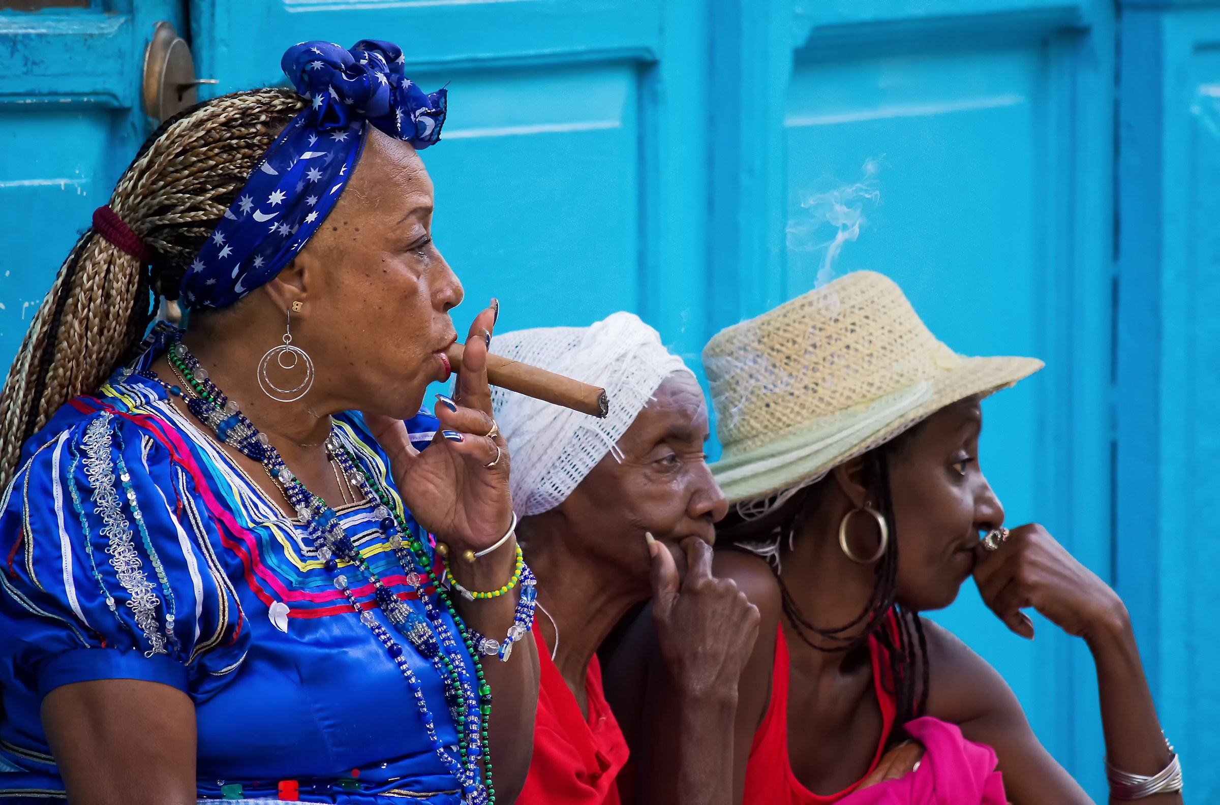 Elderly Cubans