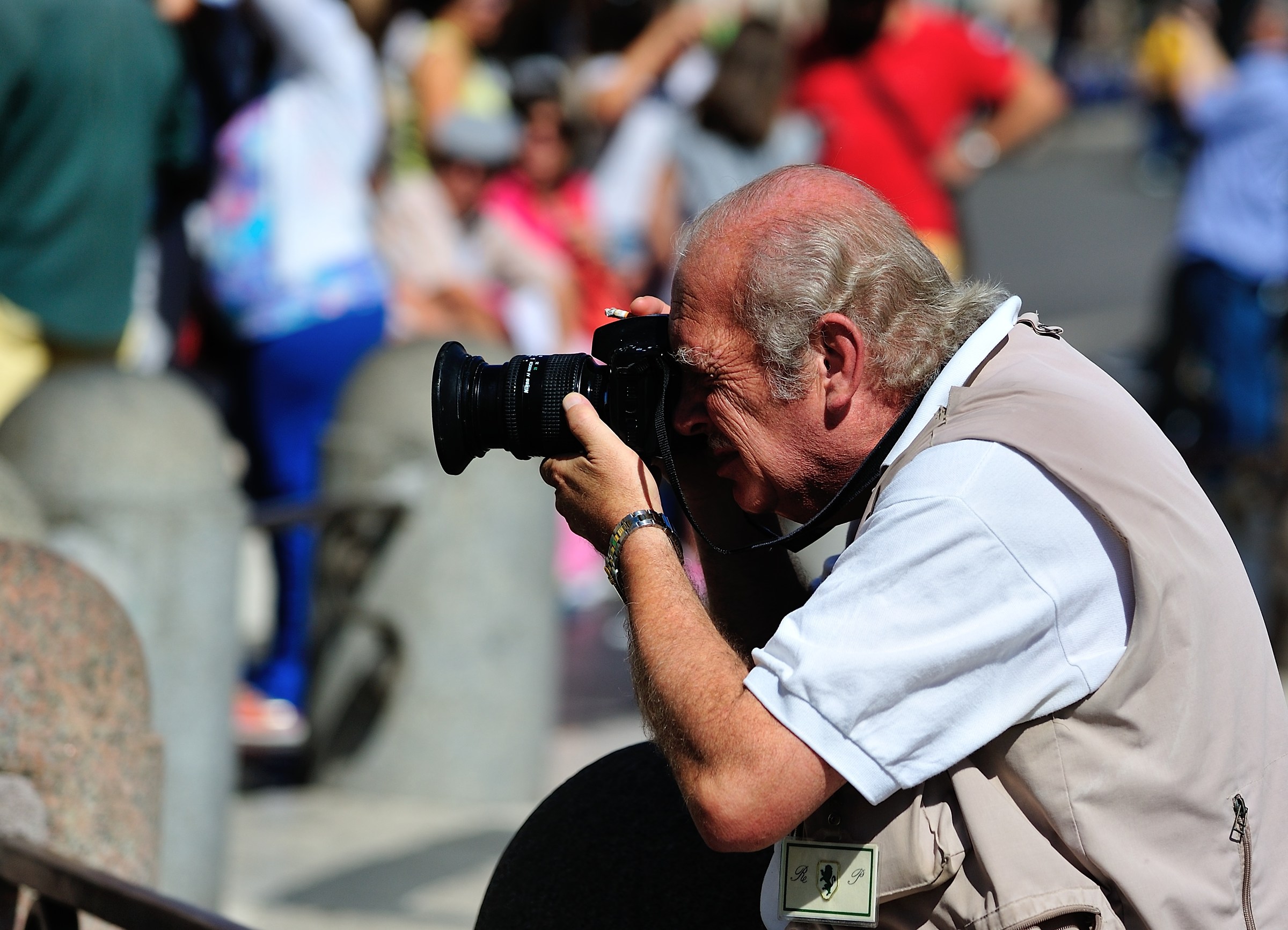 Photographer photographed