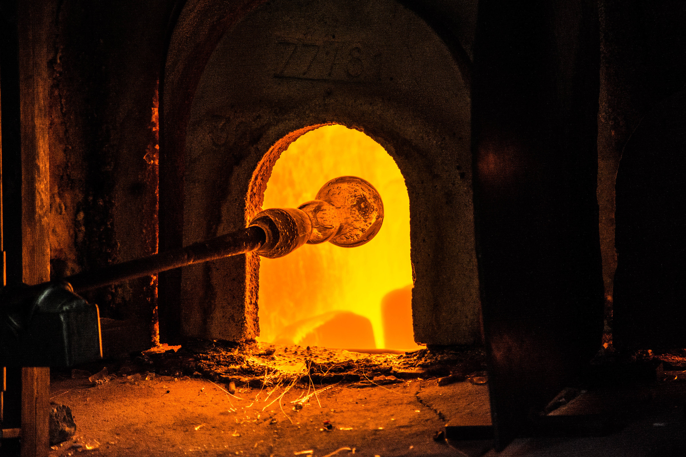 ... from the furnace