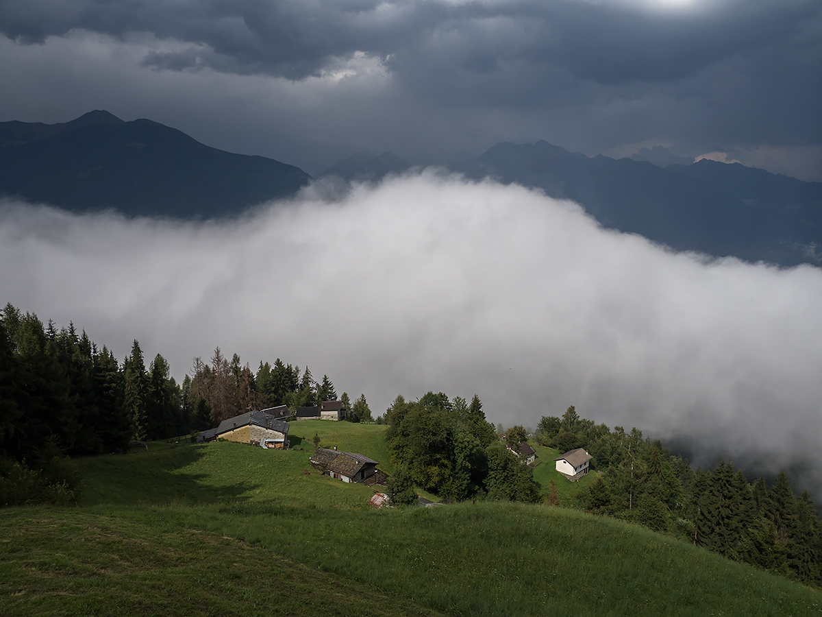 During thunderstorms