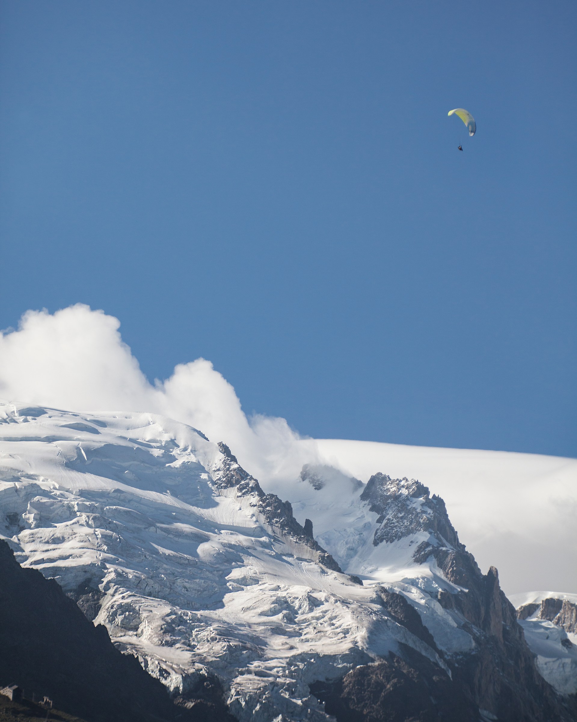 Flying in the mountains