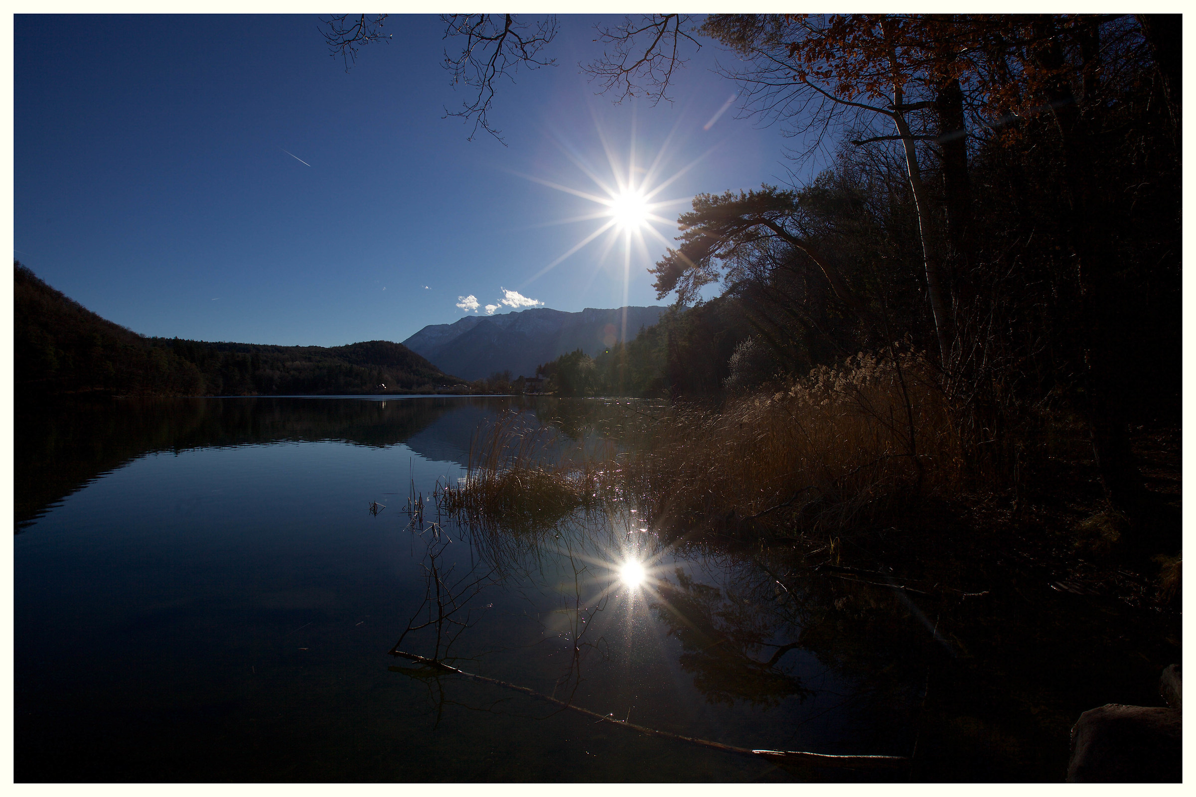 Lake Monticolo, Bolzano, beginning of March 2017
