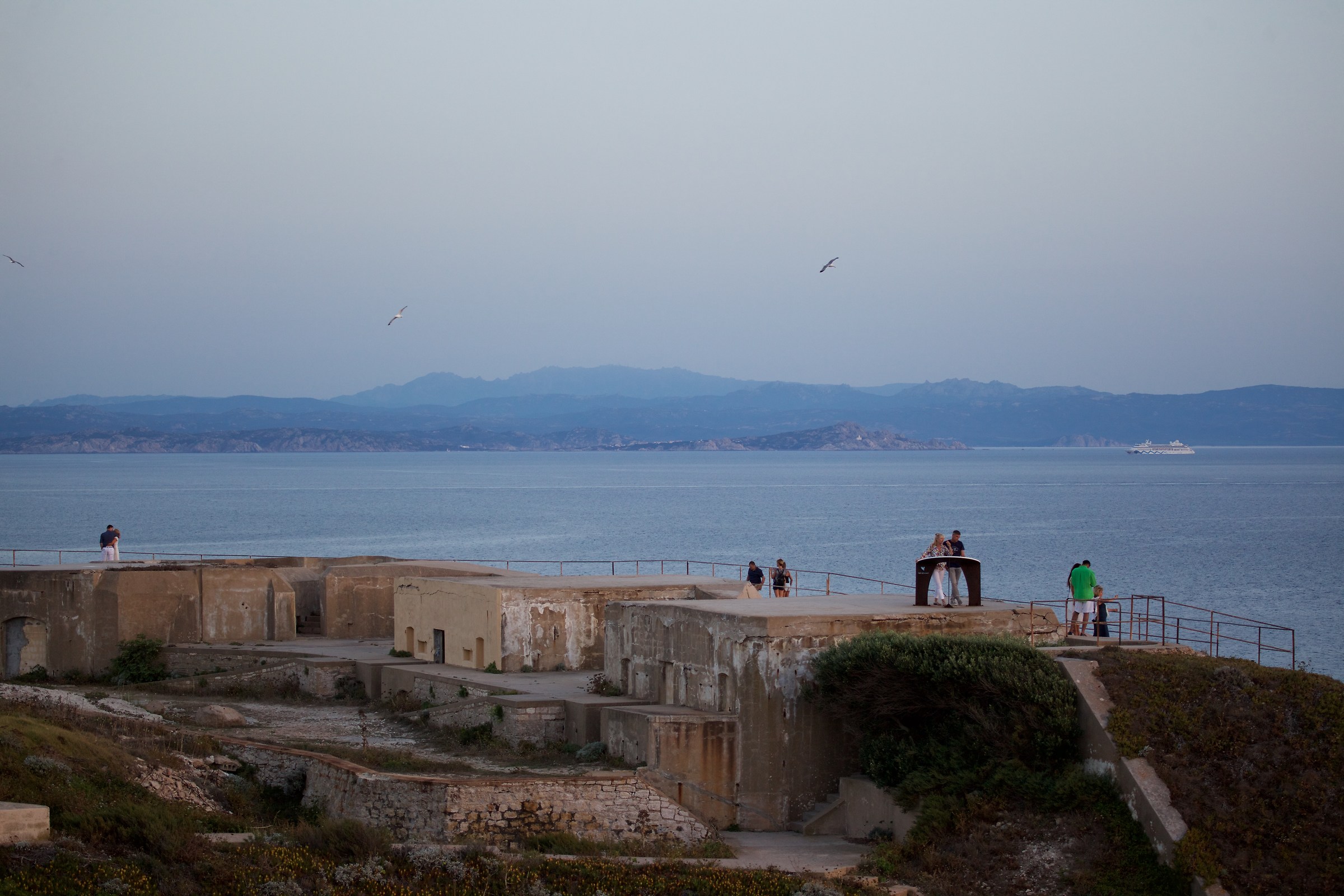 From Corsica (Bonifacio) view of Sardinia