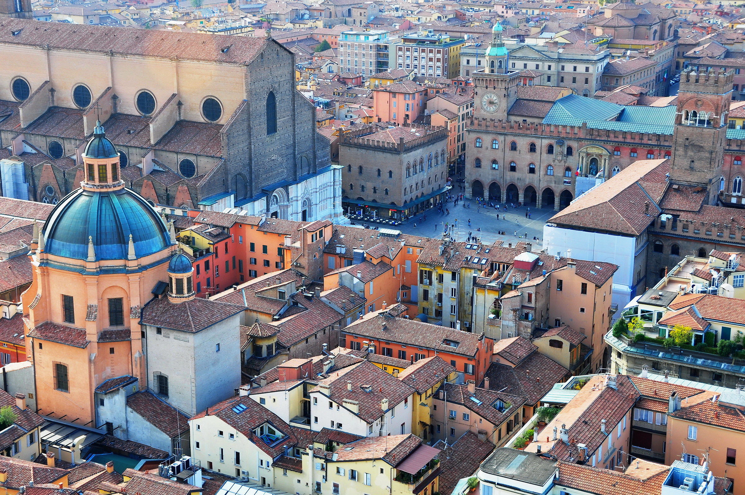 Scorcio di Bologna dalla torre degli Asinelli