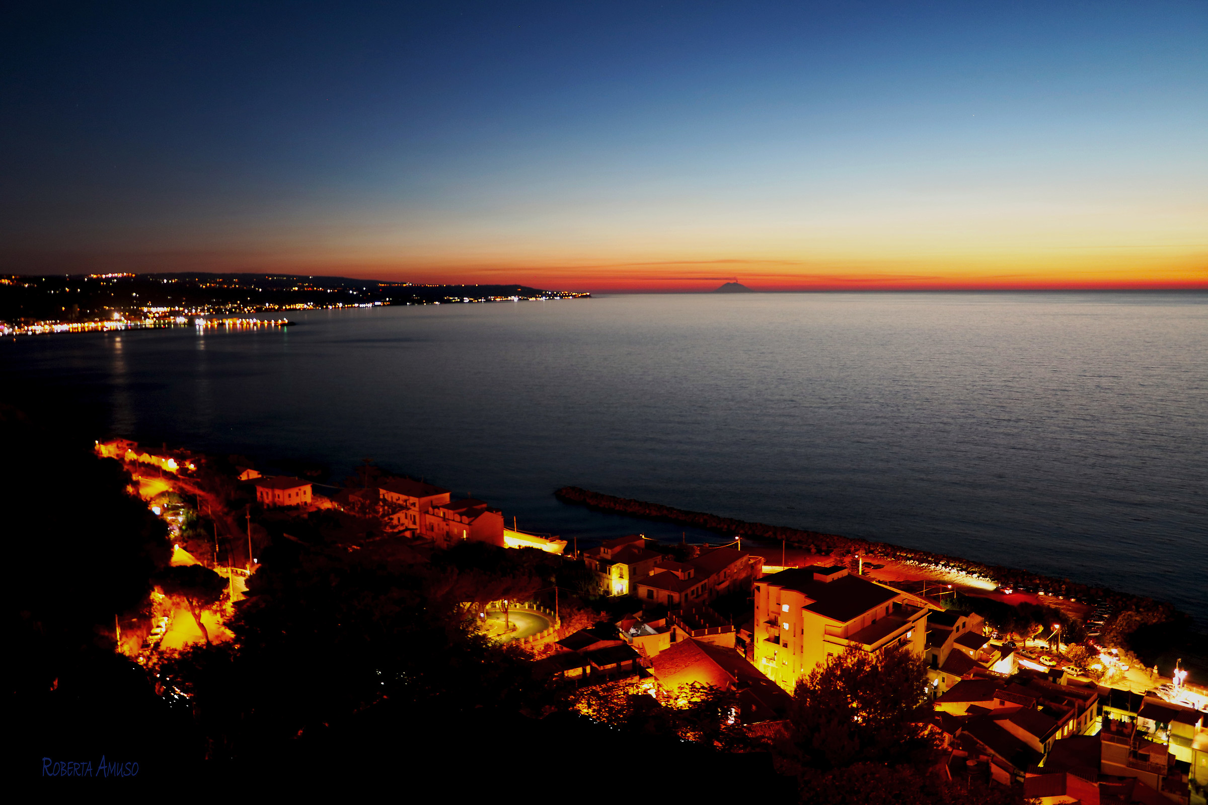 Sunset over Pizzo Calabro