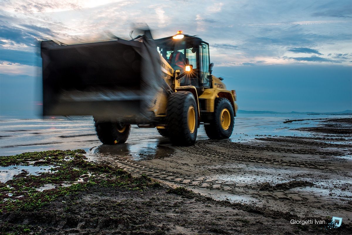 Lavori in spiaggia