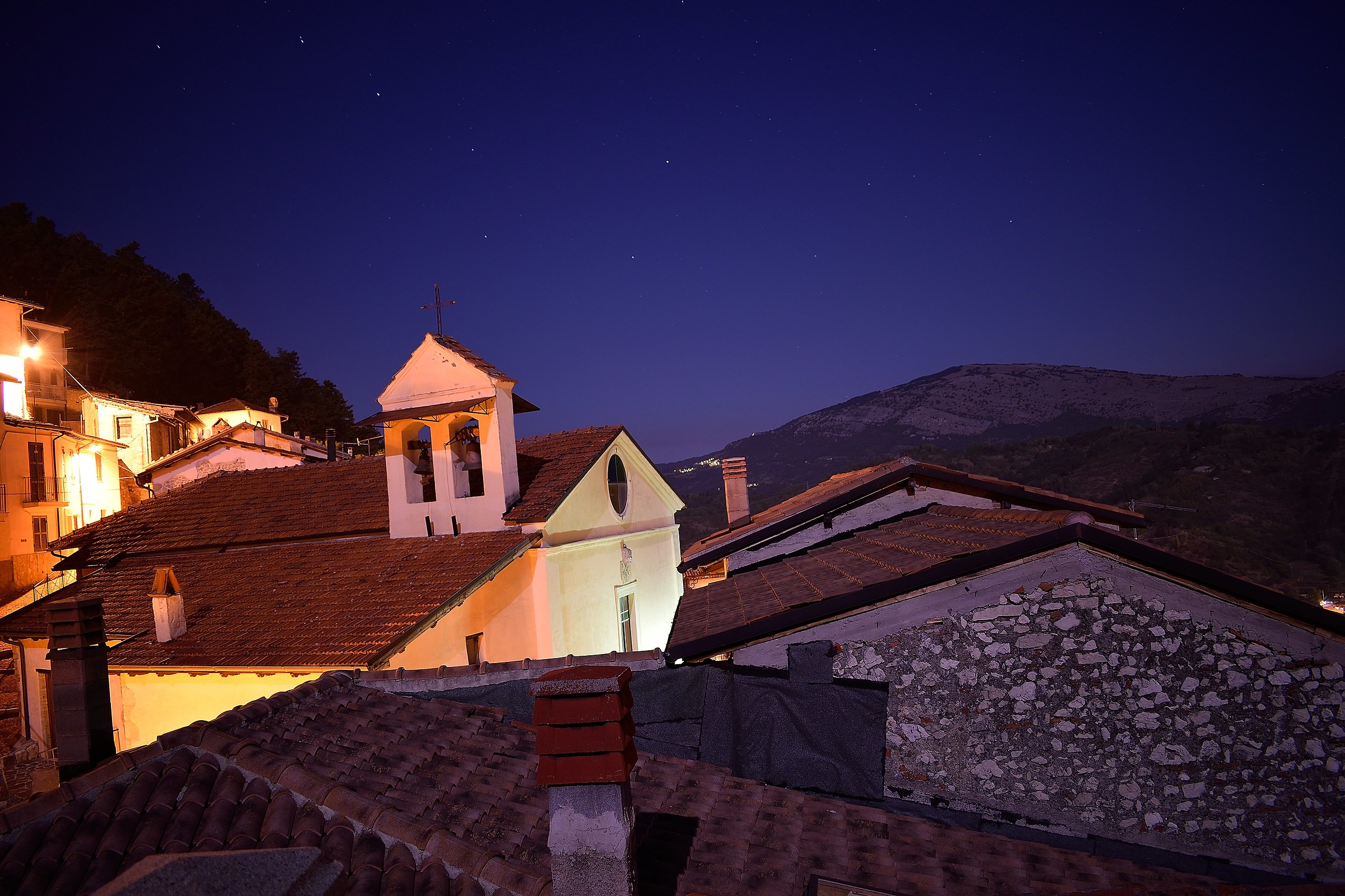 L'Orsa Maggiore sopra il campanile