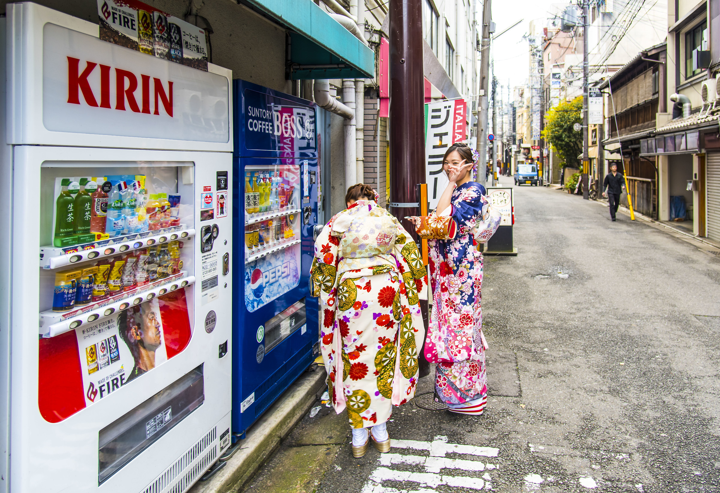 Kyoto ,  Geishe little break