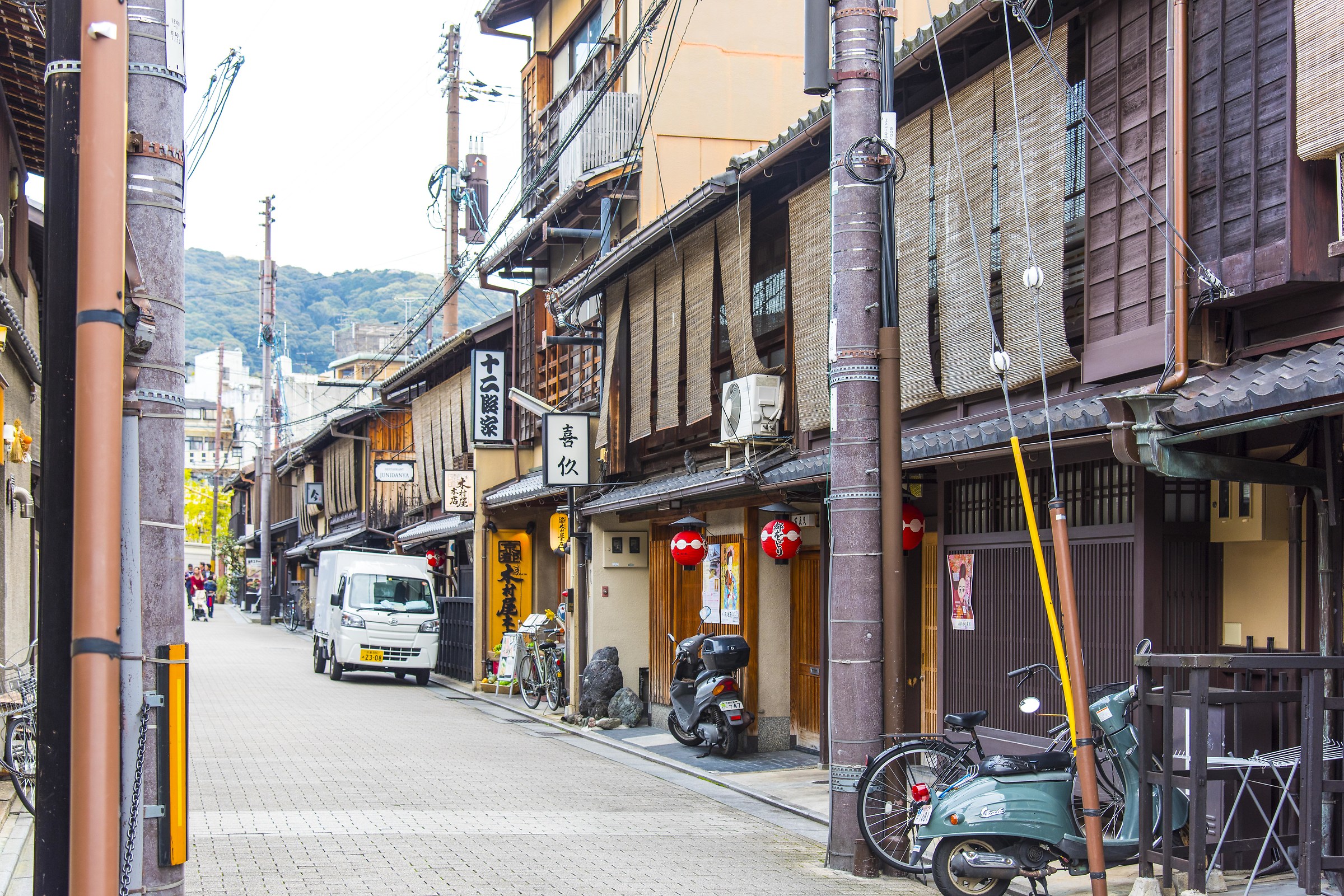 Kyoto , Gion , quartiere delle geishe