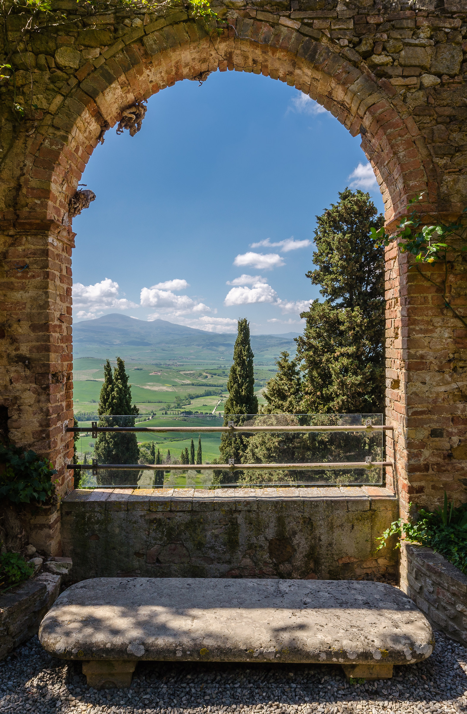 Terrace on Val d'Orcia