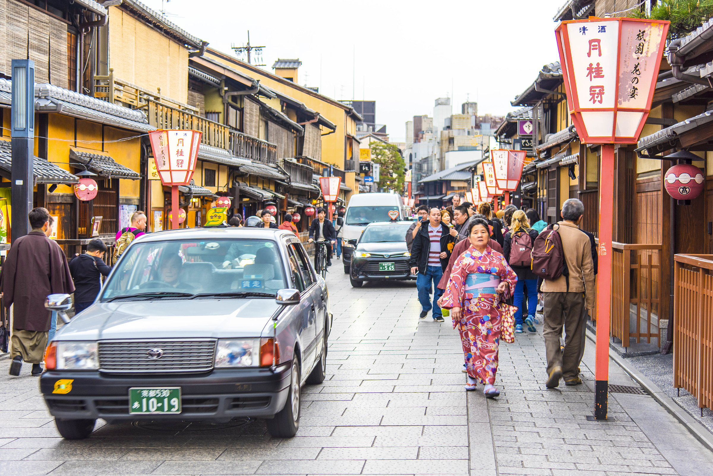 Kyoto , Gion , quartiere delle geishe
